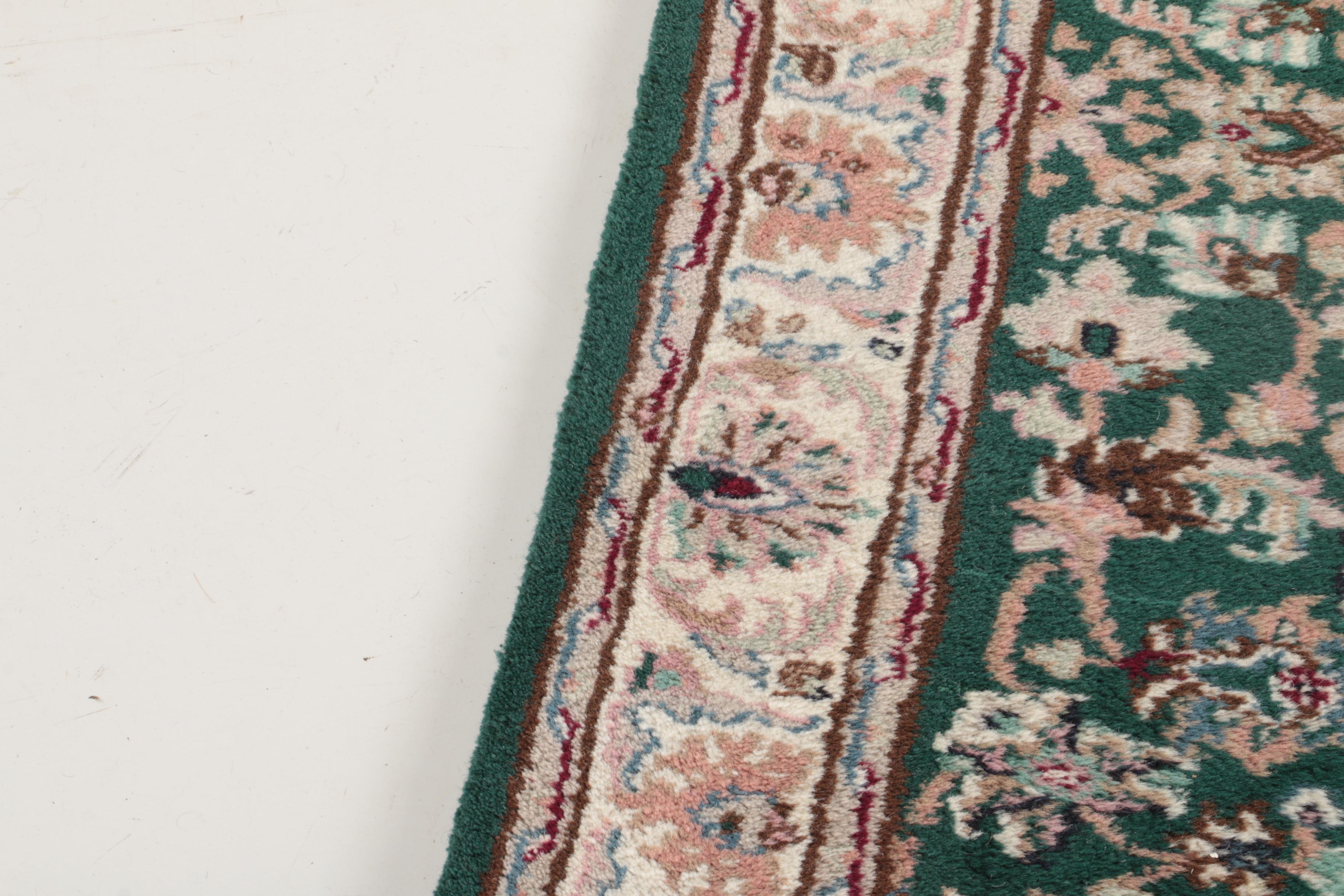 Hand-Knotted Indo-Persian Carpet Runner