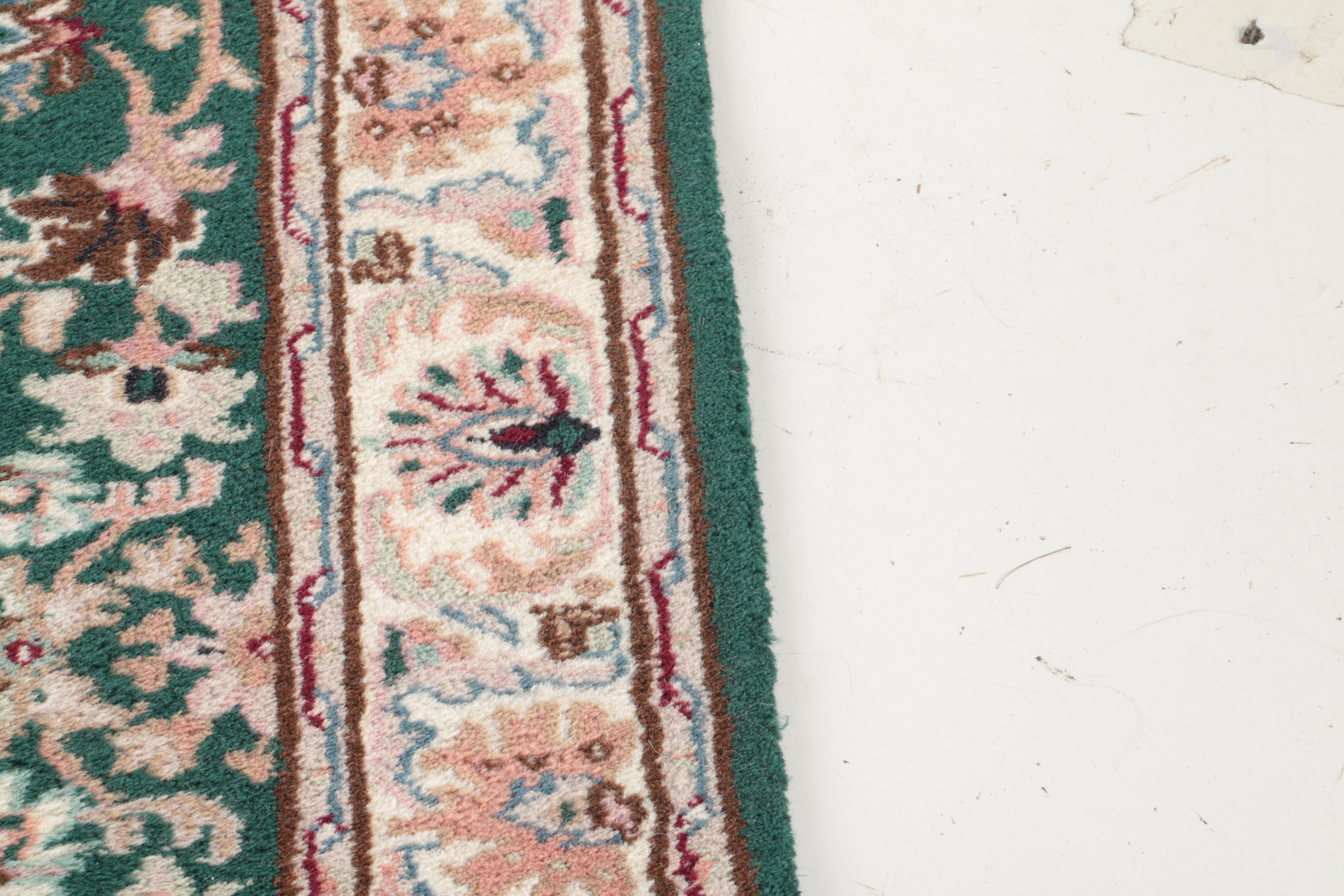 Hand-Knotted Indo-Persian Carpet Runner