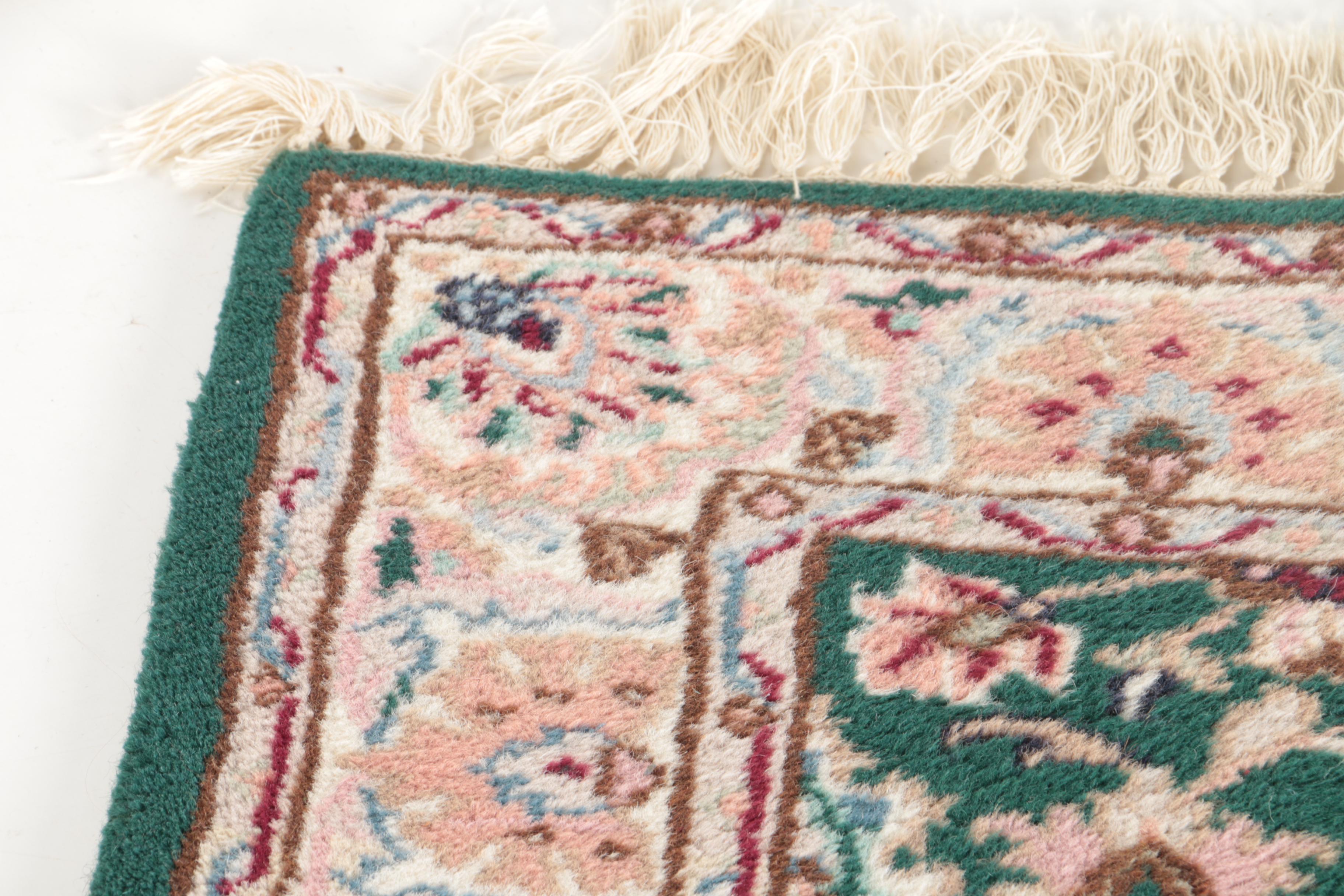 Hand-Knotted Indo-Persian Carpet Runner
