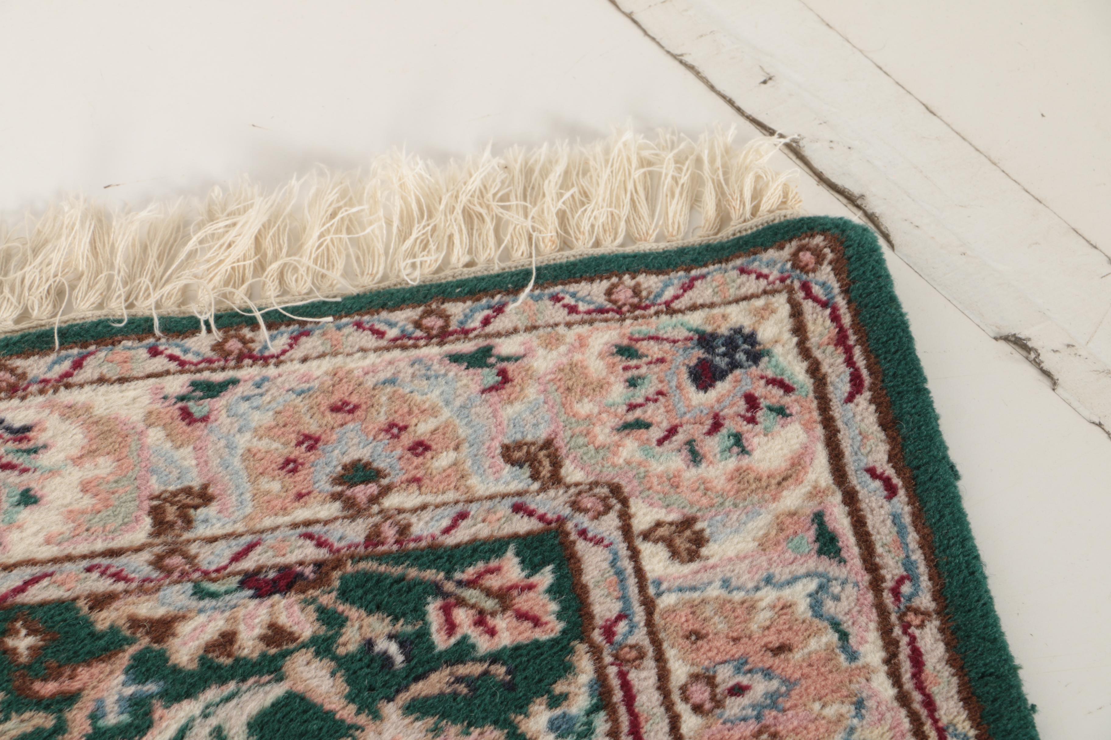 Hand-Knotted Indo-Persian Carpet Runner