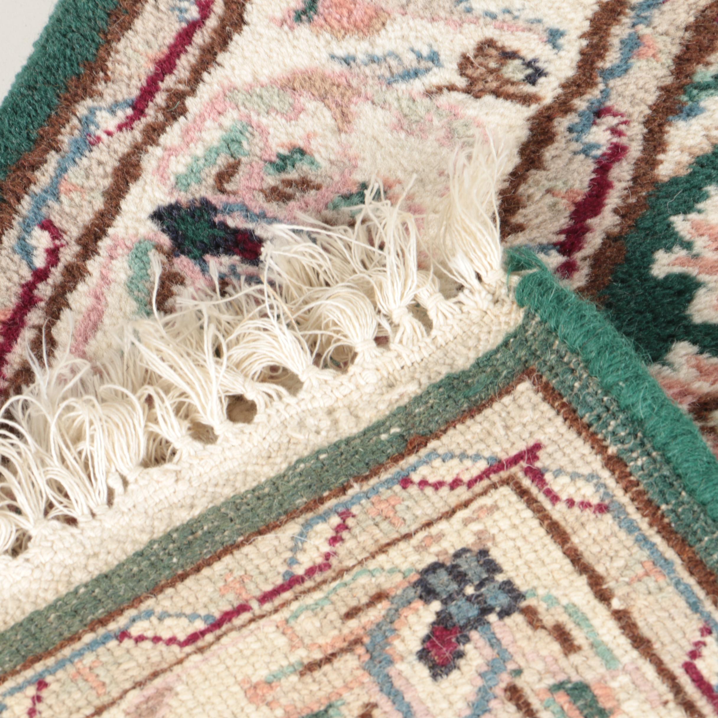 Hand-Knotted Indo-Persian Carpet Runner