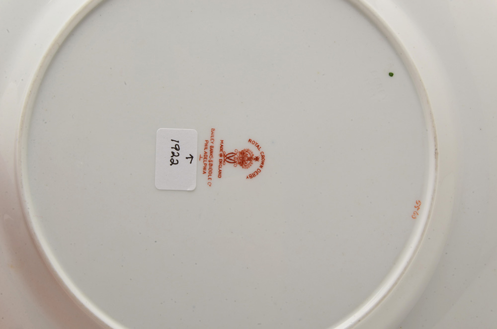 Vintage Royal Crown Derby Imari Palette China Plate