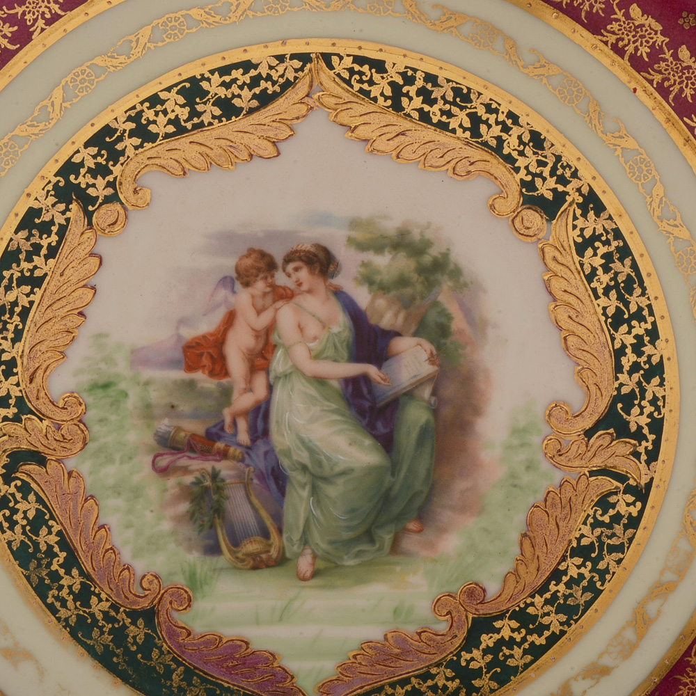 Decorative Royal Vienna Porcelain Wall Plate