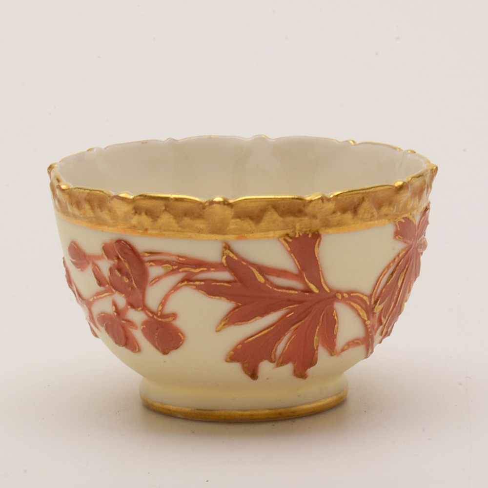 Antique Worcester Porcelain Cream and Sugar