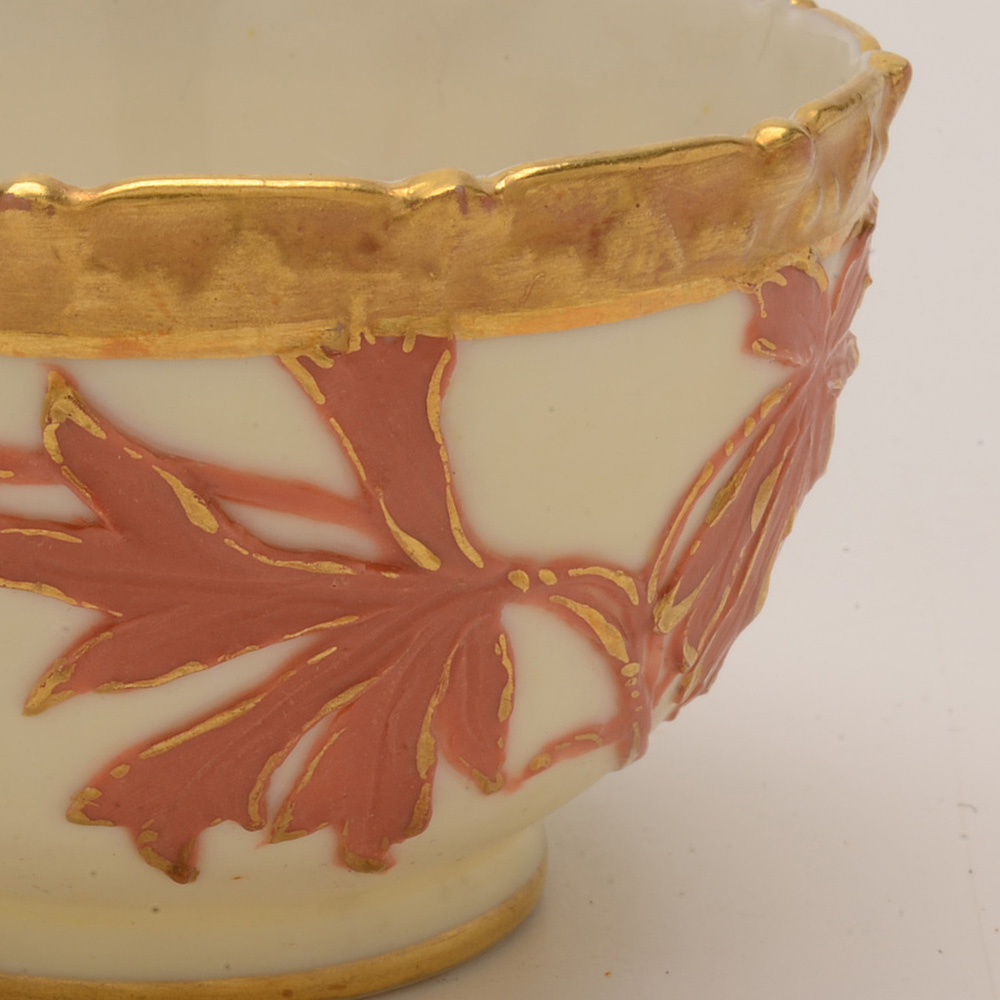 Antique Worcester Porcelain Cream and Sugar