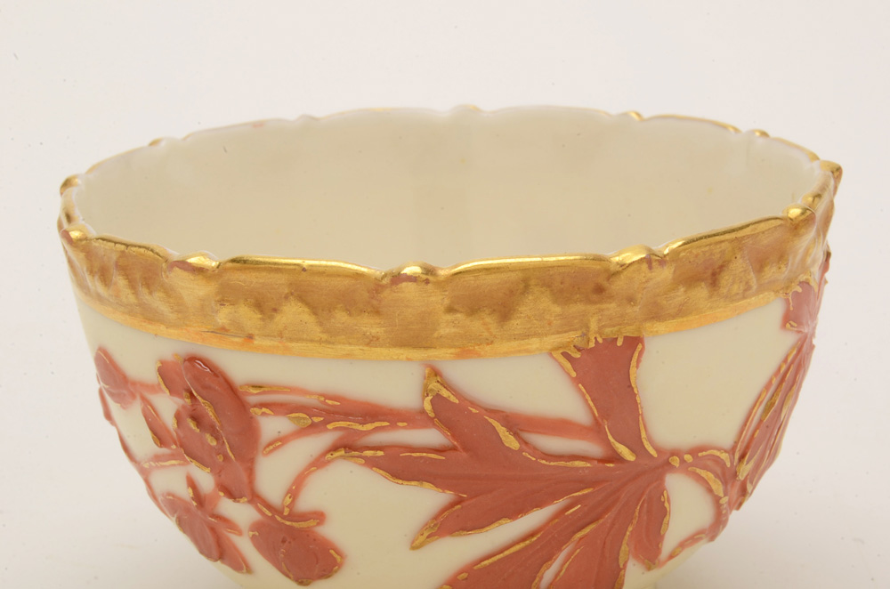 Antique Worcester Porcelain Cream and Sugar