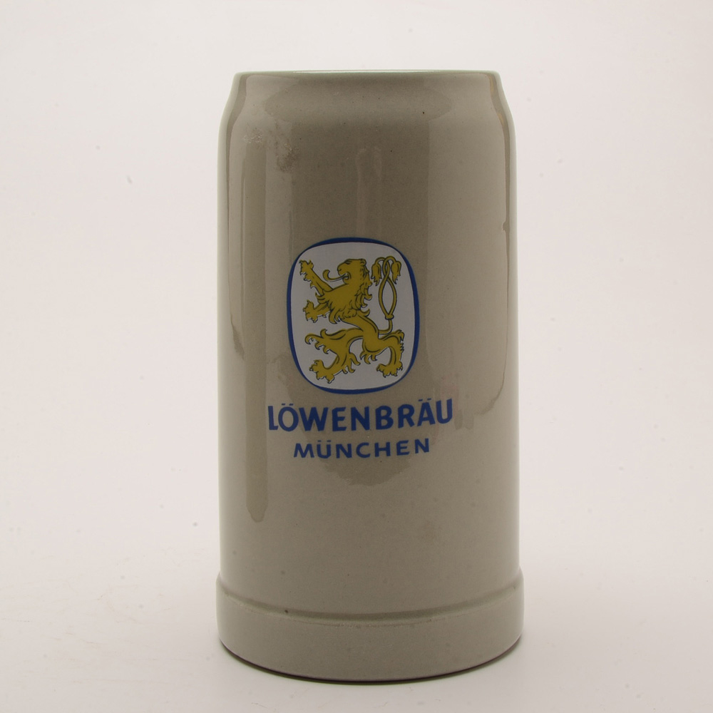 West German Beer Steins Featuring Lowenbrau