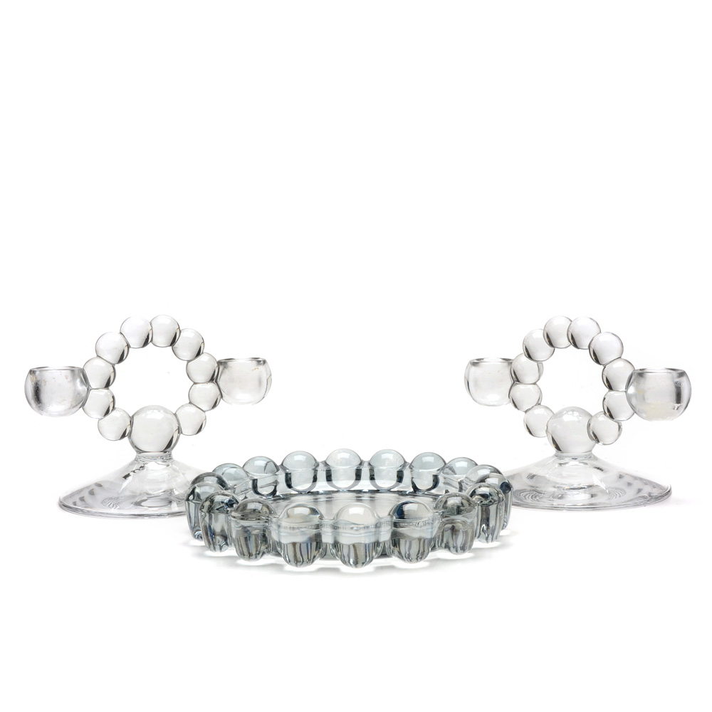 Selection of Indiana Glass - Ohio "Candlewick" Tableware