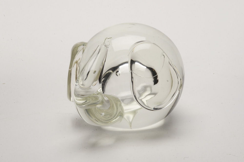 Group of Crystal Elephant Figurines