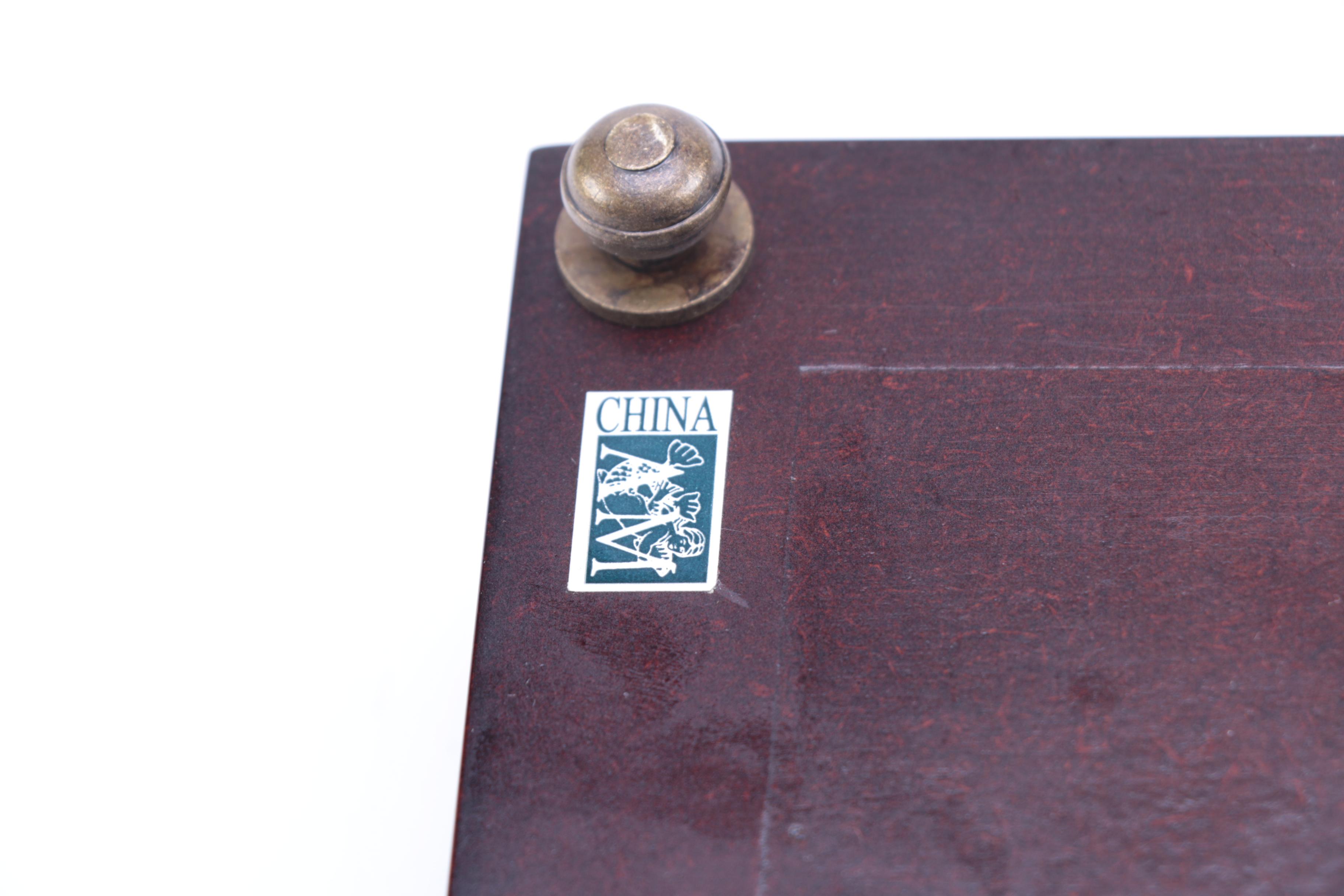 Figural Domino Pieces in Box