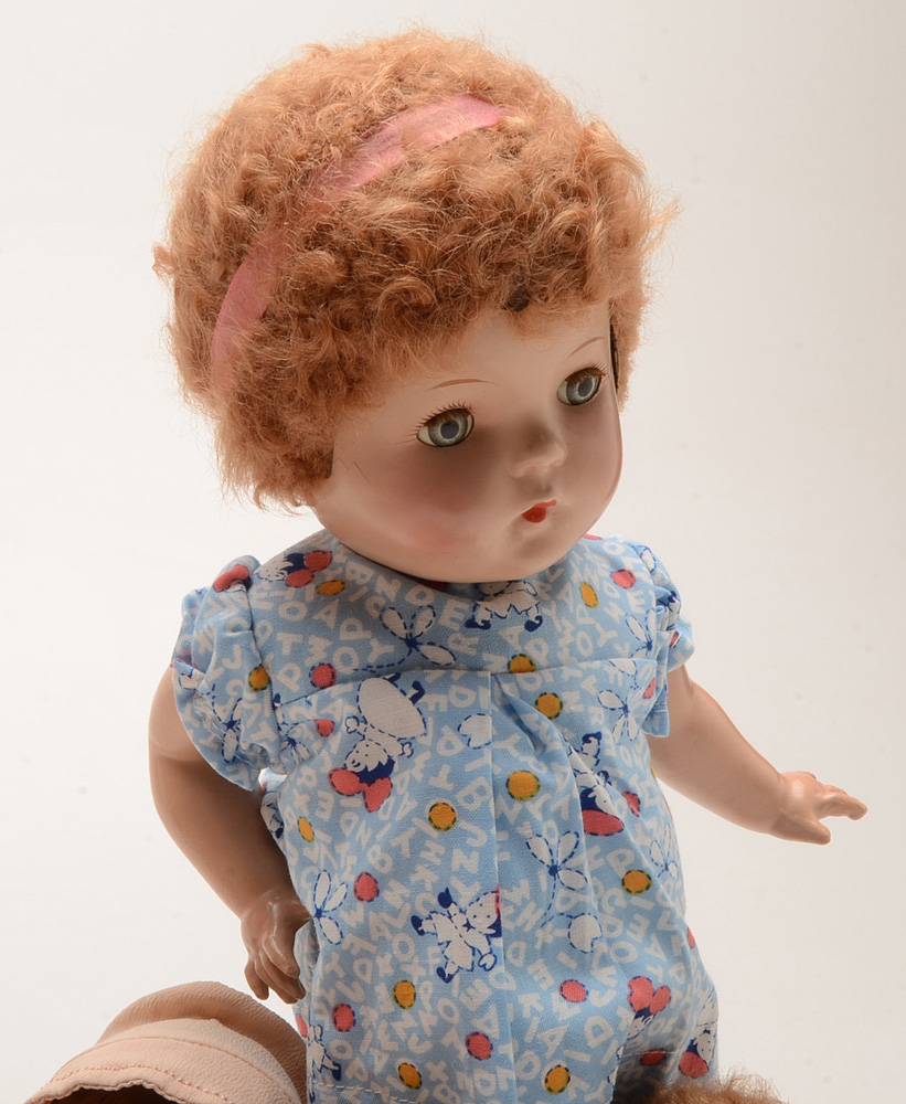 Effanbee Patsy Babyette Dolls and Simila with Clothing Doll Trunk