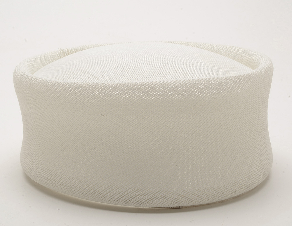 Women's Vintage Straw Pillbox Hat