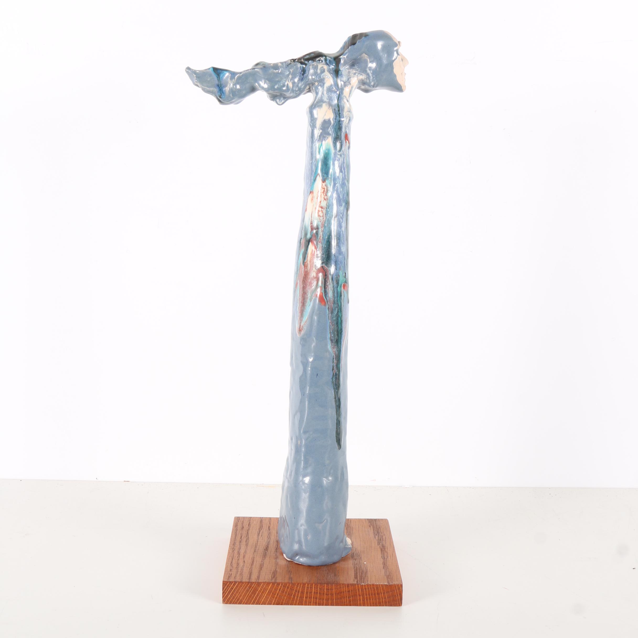 Surrealist Handbuilt Stoneware Figurine