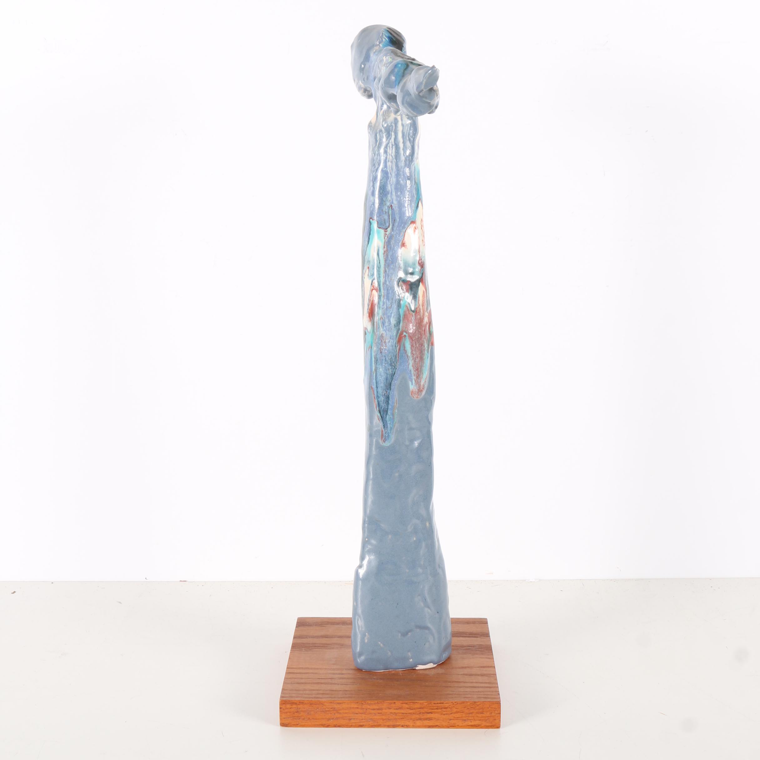 Surrealist Handbuilt Stoneware Figurine