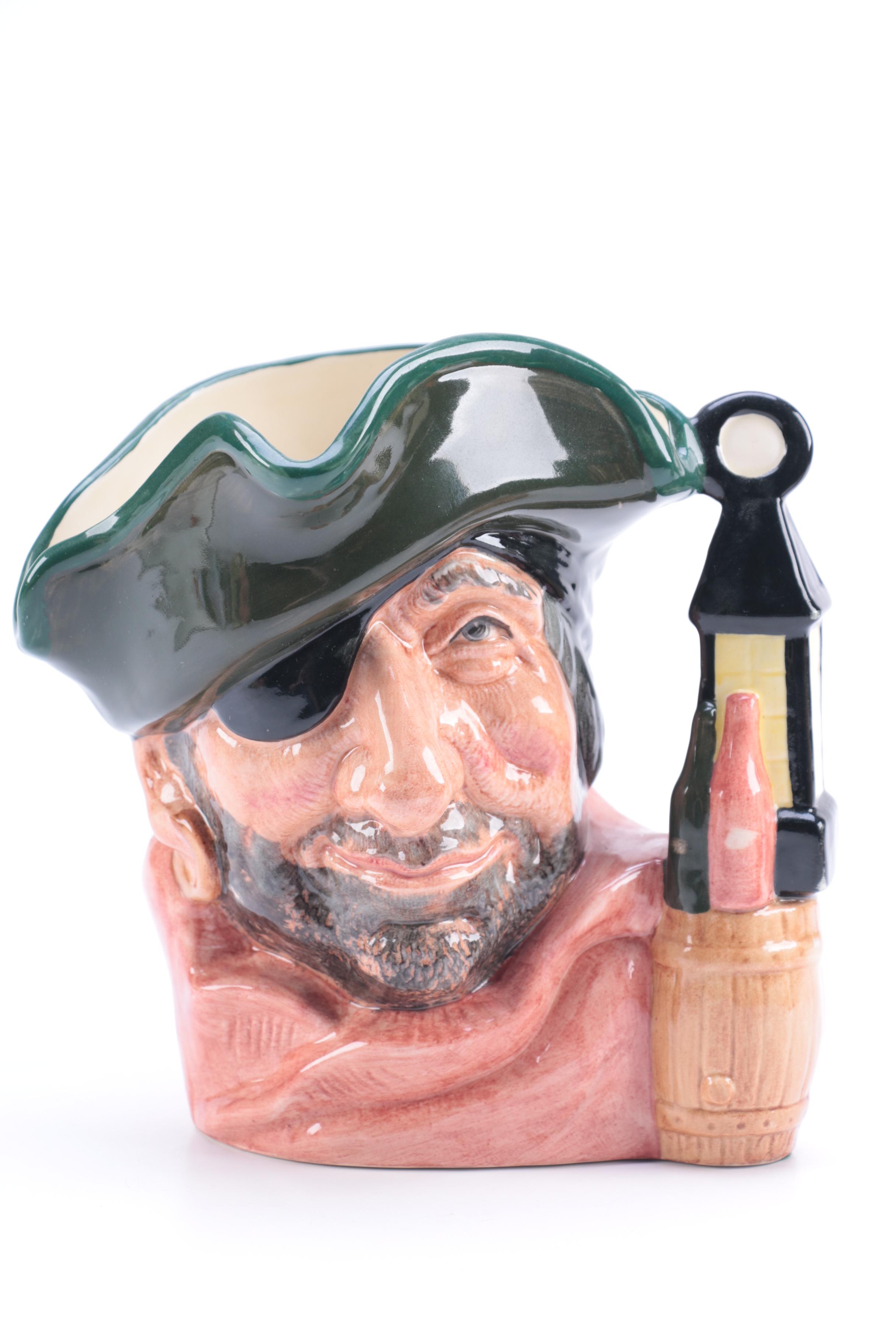 Royal Doulton Toby Mugs of Pirates