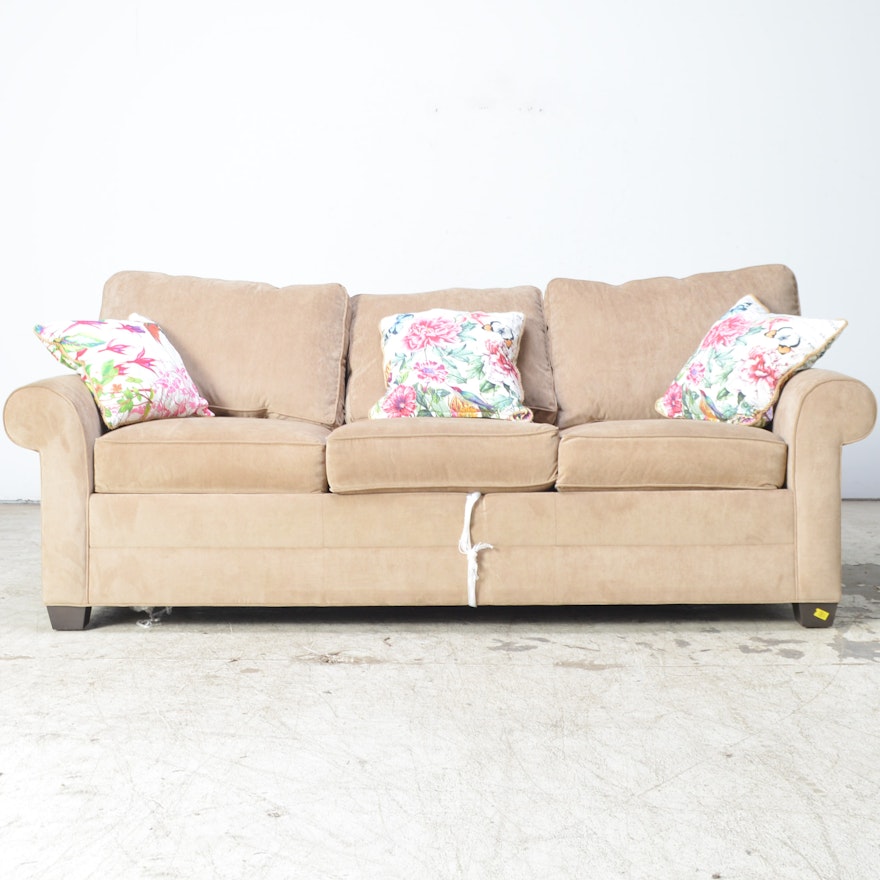 Tan Sleeper Sofa