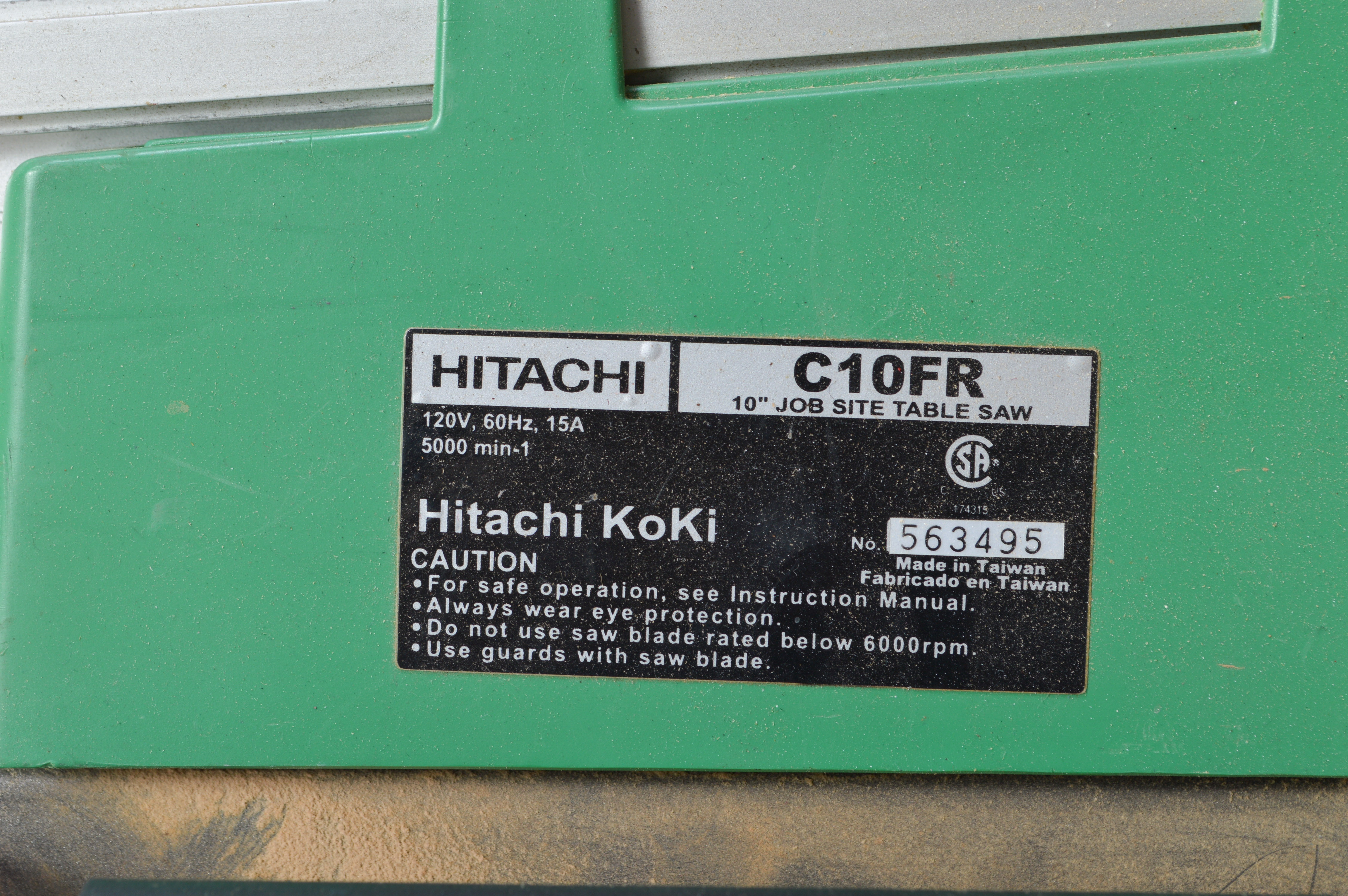 C10FR Hitachi Portable Table Saw