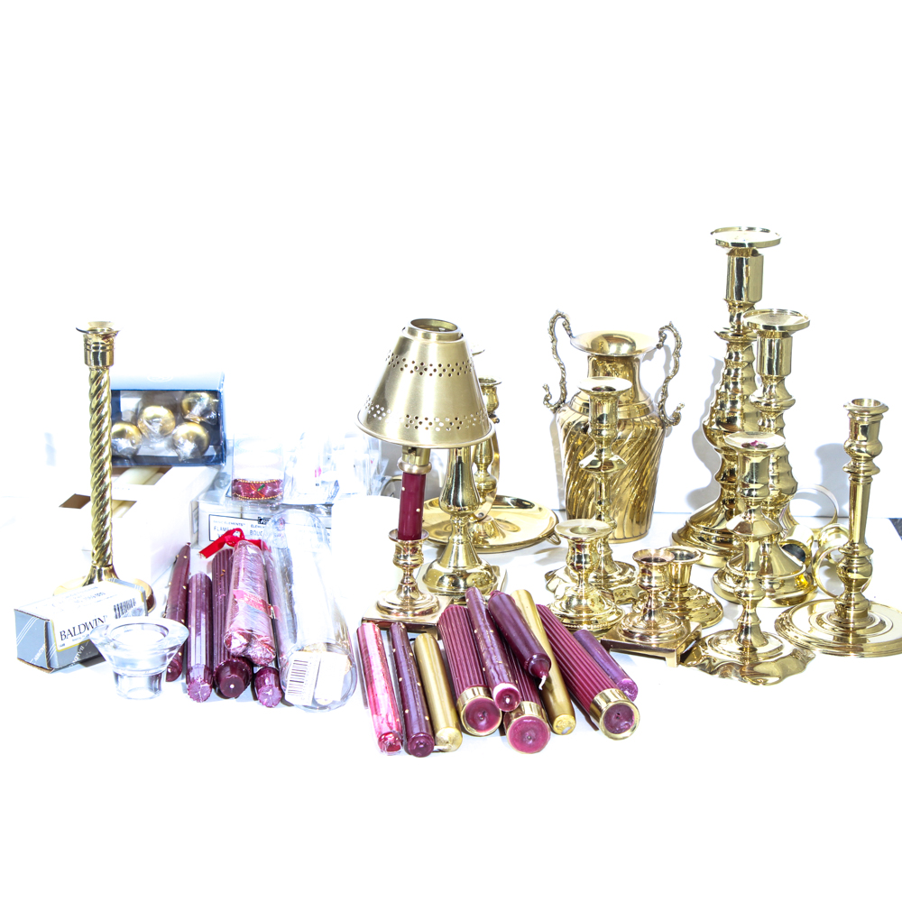 Brass Candlestick Assortment