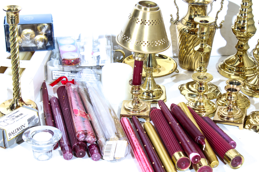 Brass Candlestick Assortment