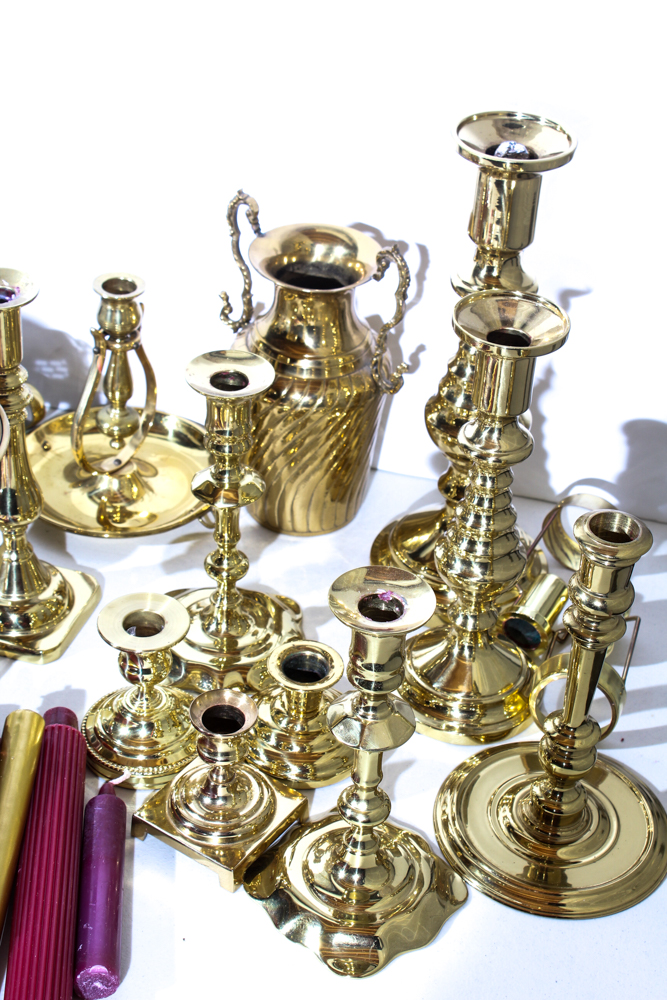 Brass Candlestick Assortment