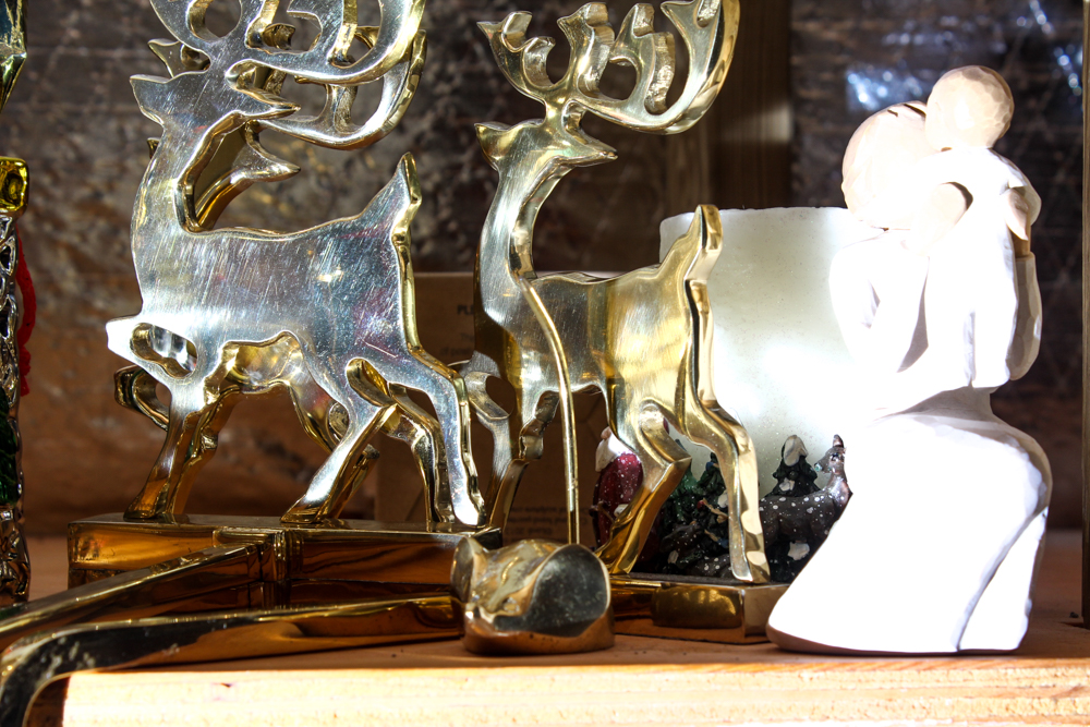 Christmas Decor Assortment including Waterford "Holiday Heirloom"