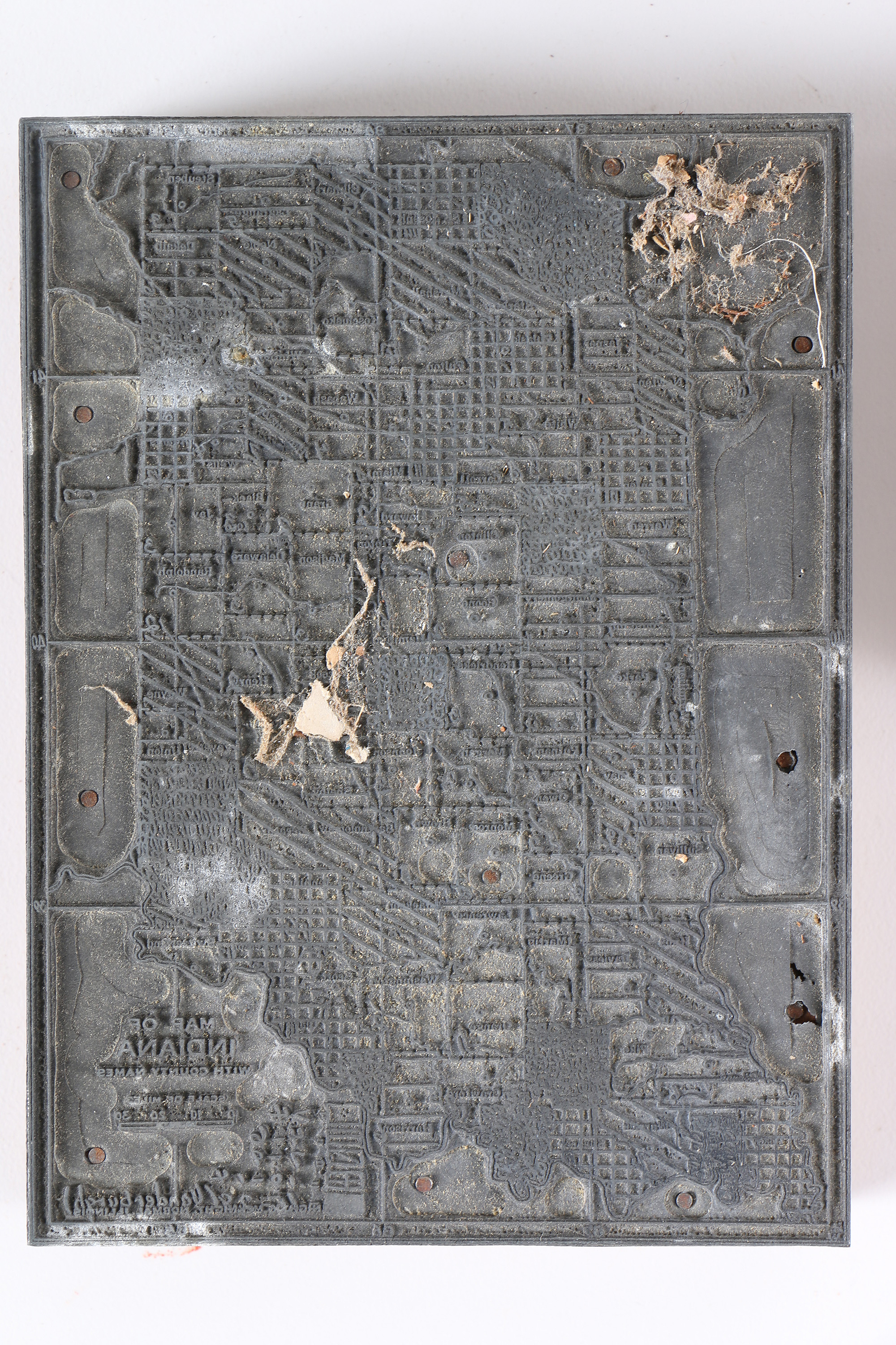 Vintage Geographical Printing Blocks