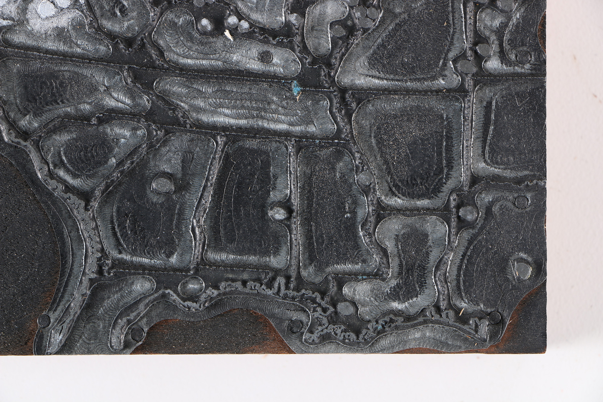 Vintage Climate Map Printing Blocks