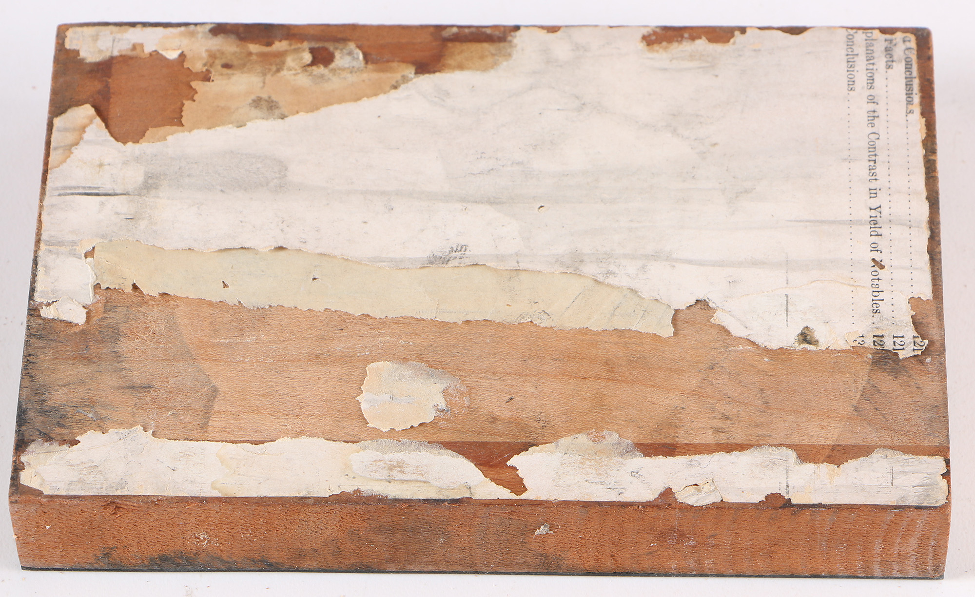 Vintage Climate Map Printing Blocks