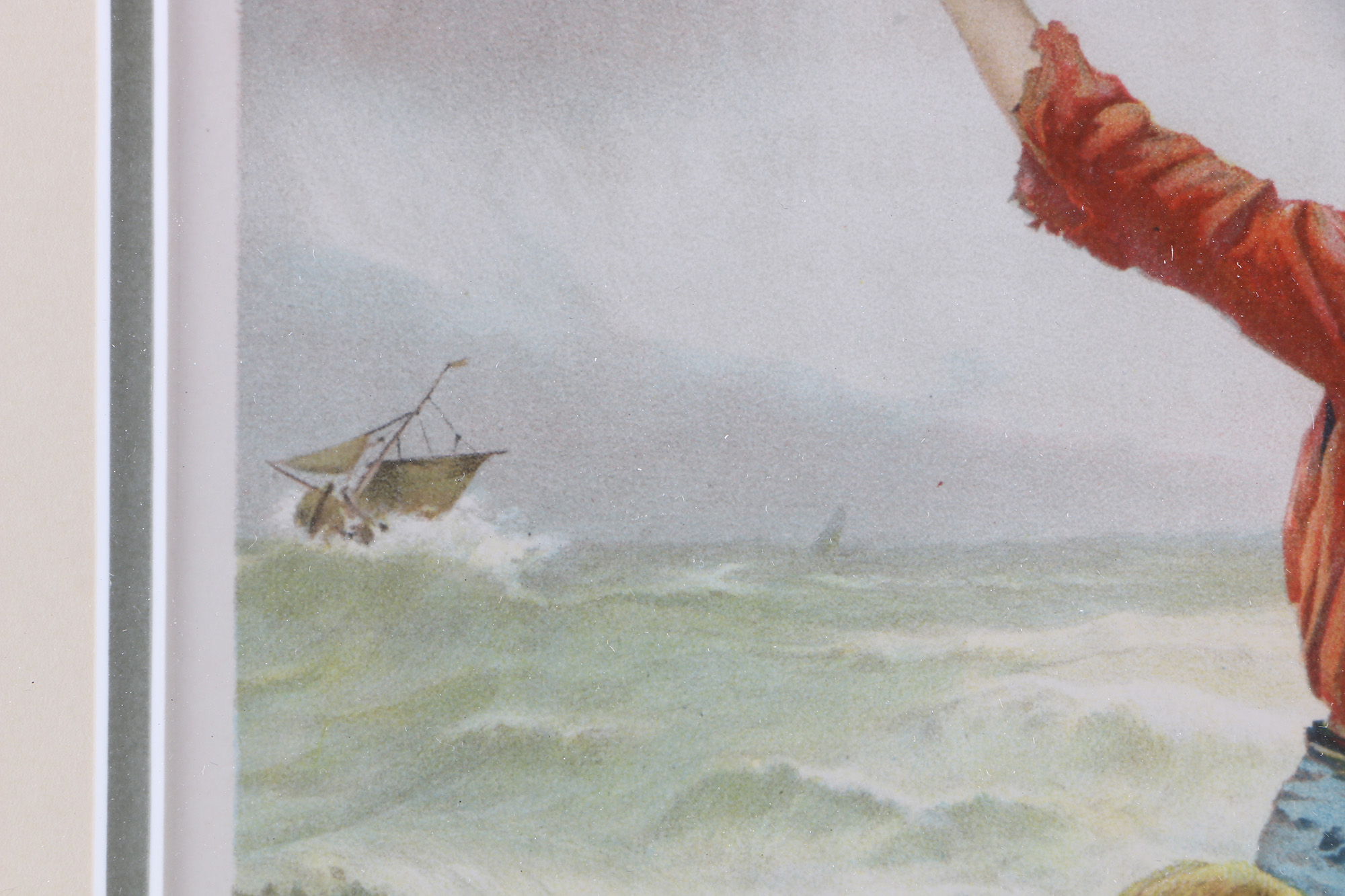 "The Parting Glance" Chromolithograph on Paper