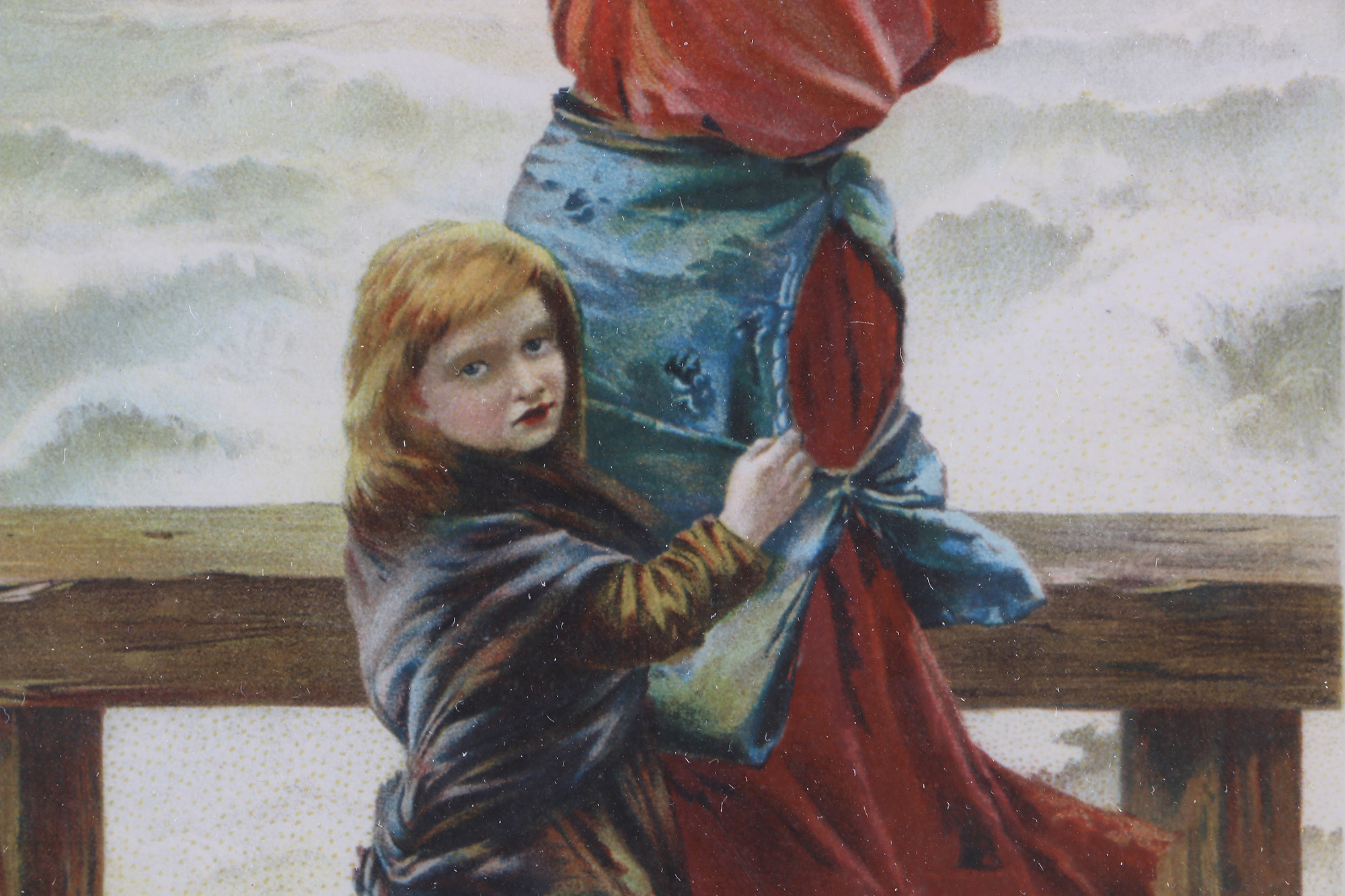 "The Parting Glance" Chromolithograph on Paper