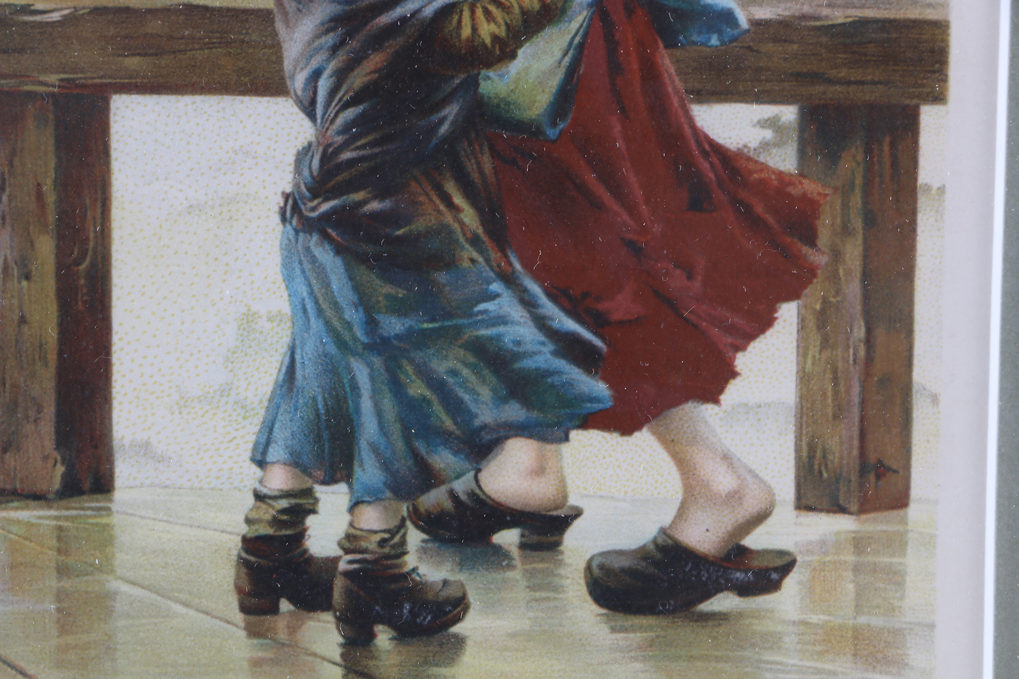 "The Parting Glance" Chromolithograph on Paper