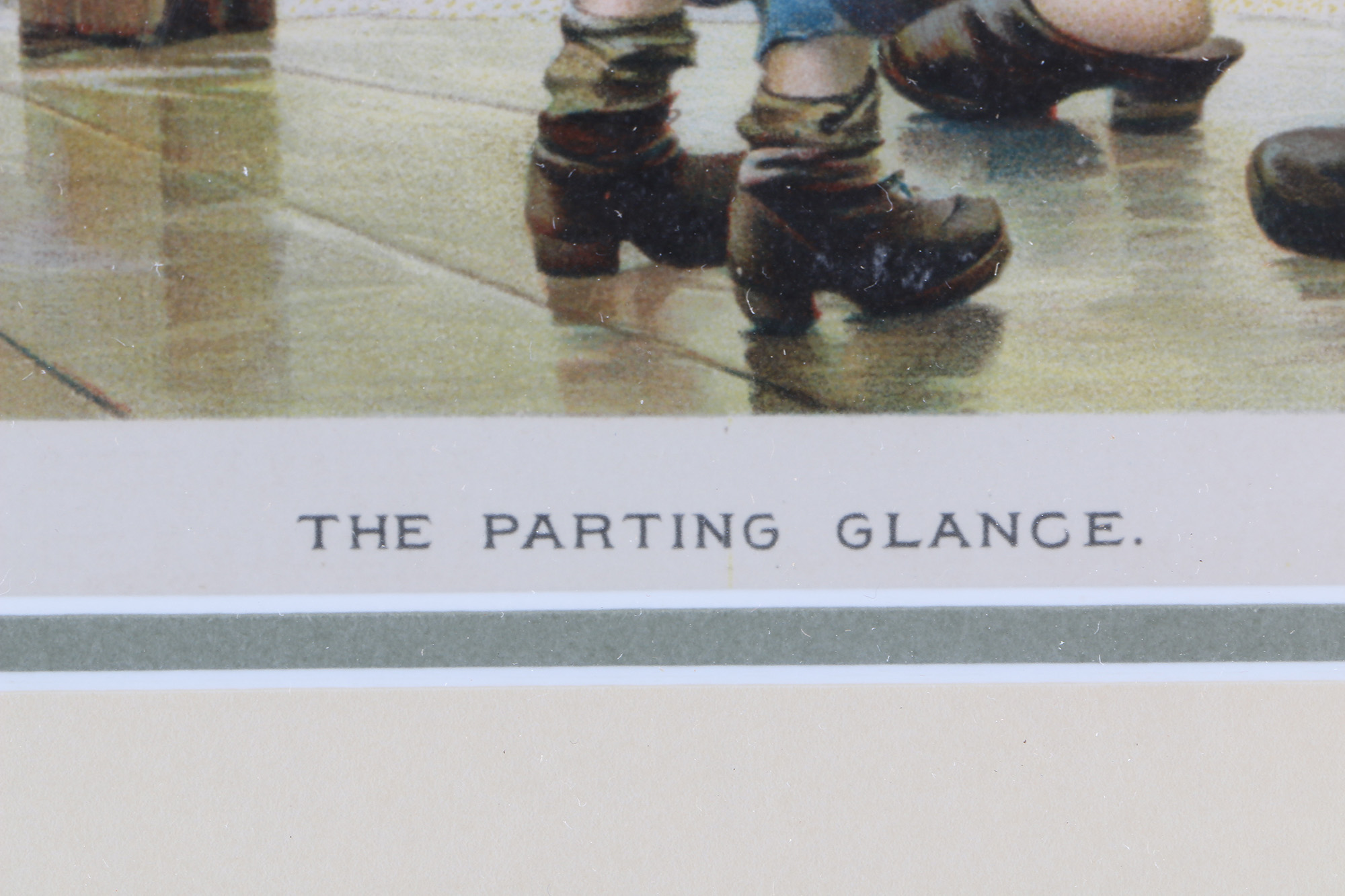 "The Parting Glance" Chromolithograph on Paper