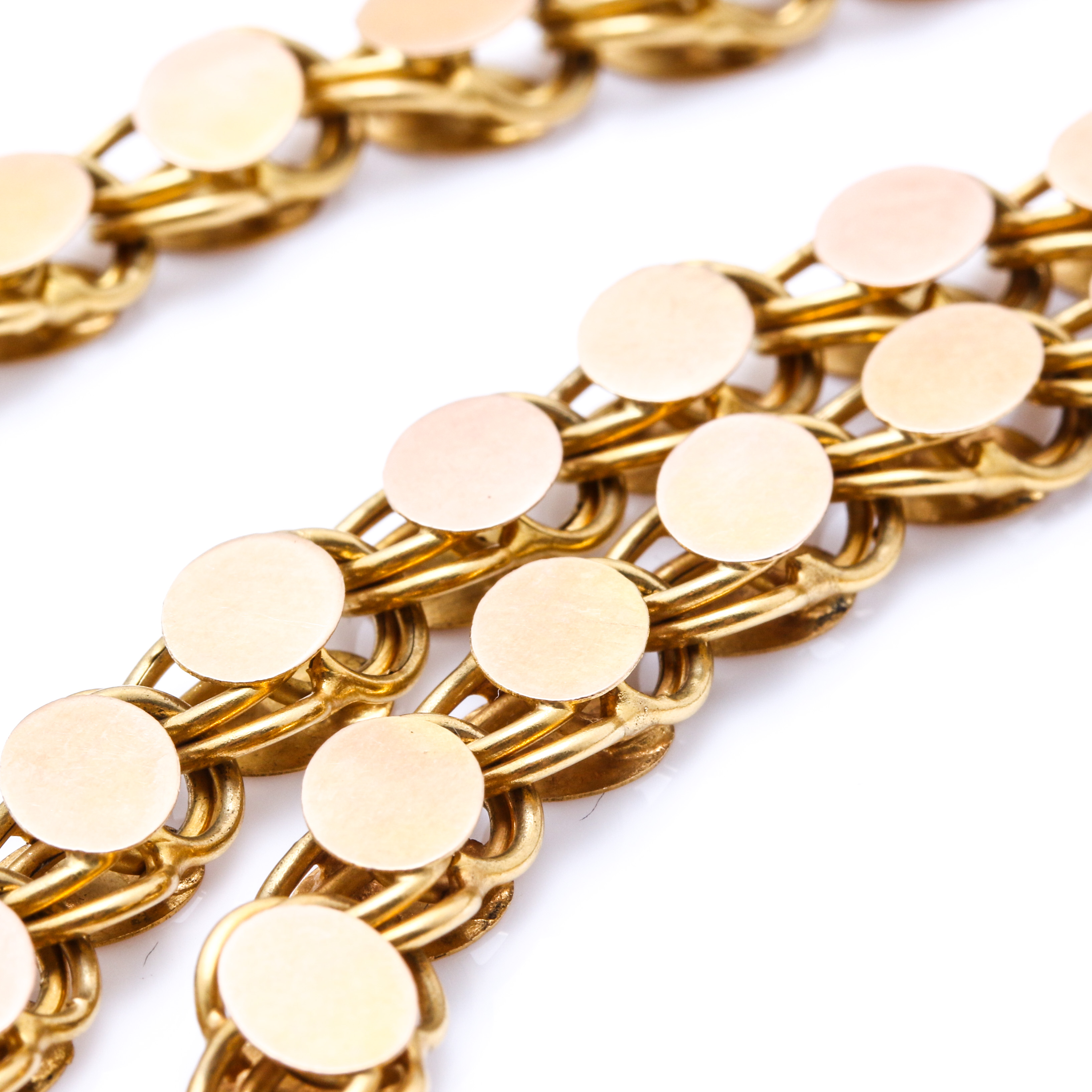 14K Yellow Gold Chain Link Necklace