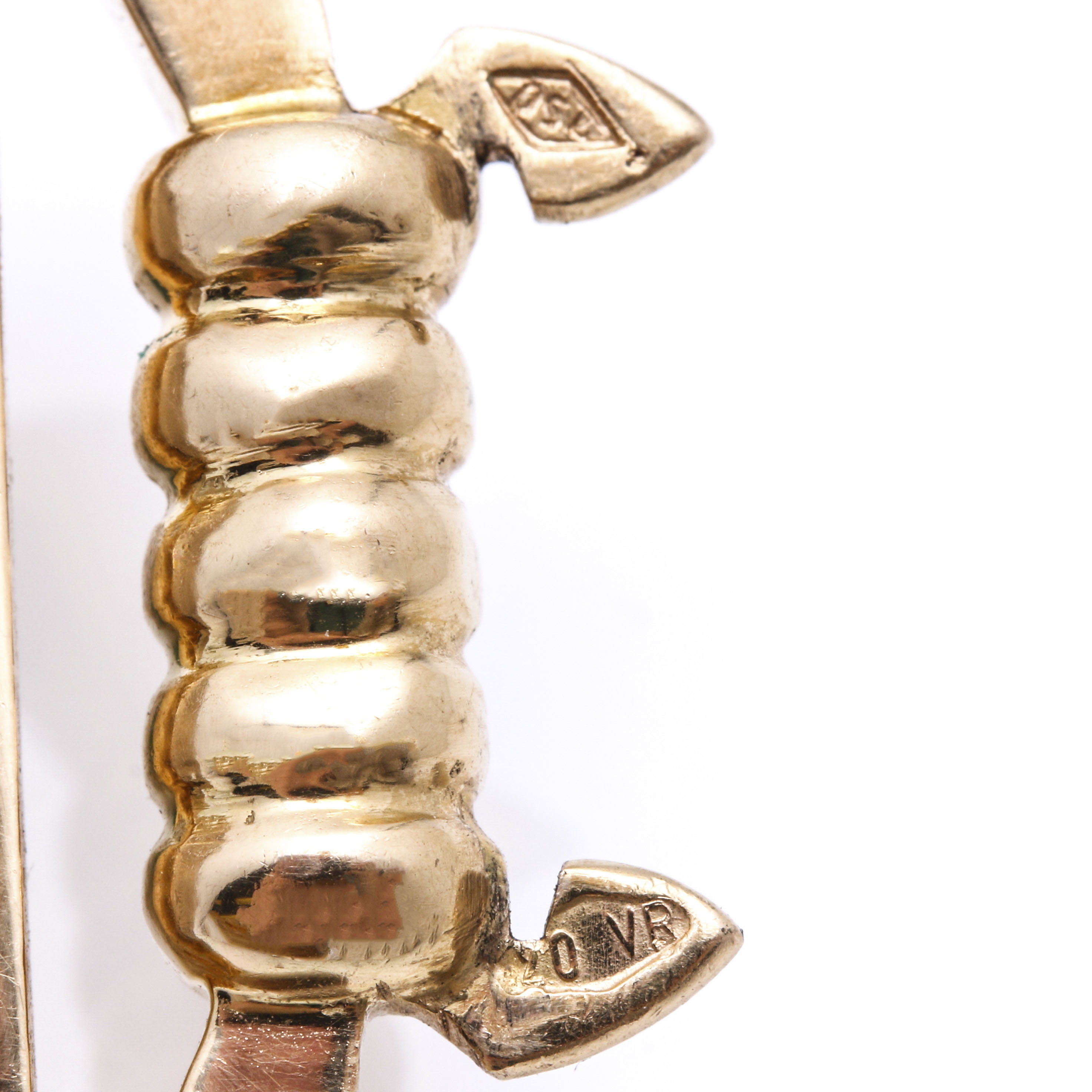 18K Yellow Gold Mesh Bracelet with Dyed Green Chalcedony Stones