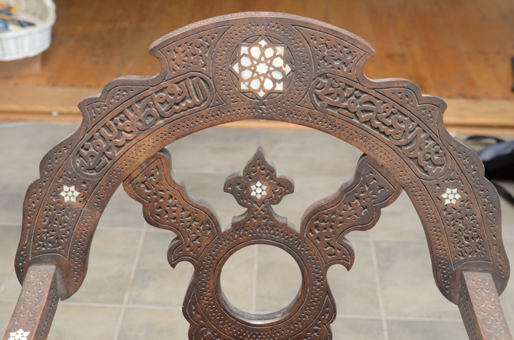 Savonarola Chair With Mother-of-Pearl Inlays