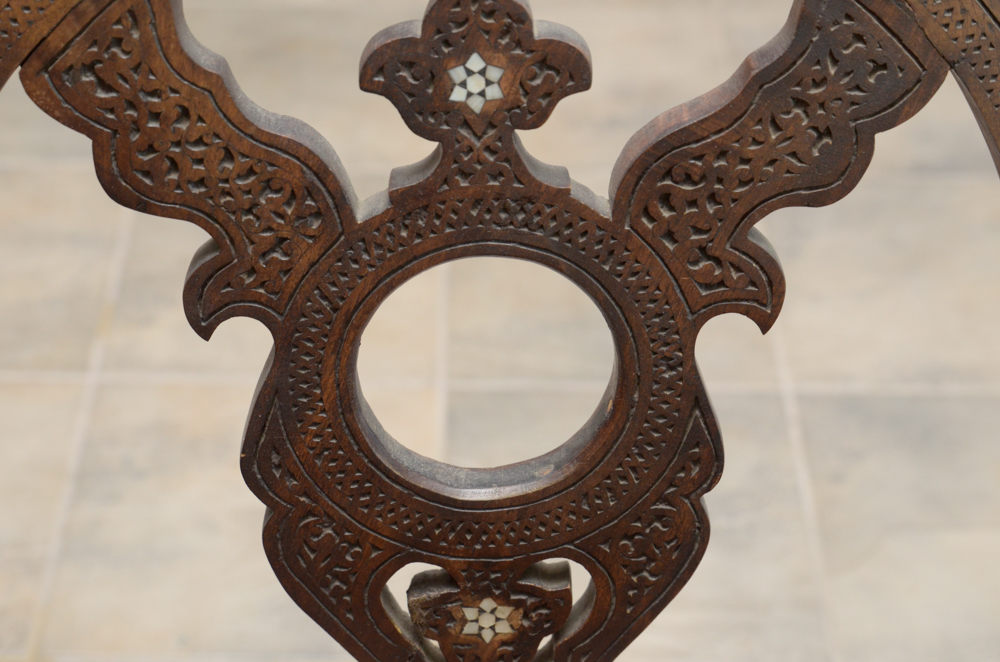 Savonarola Chair With Mother-of-Pearl Inlays