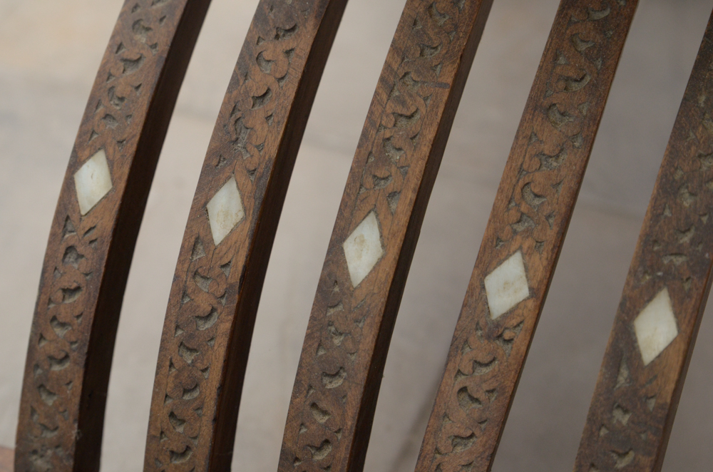 Savonarola Chair With Mother-of-Pearl Inlays