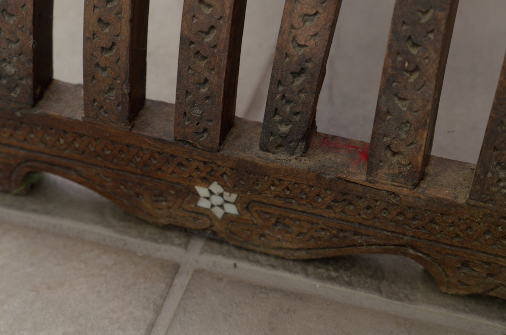 Savonarola Chair With Mother-of-Pearl Inlays