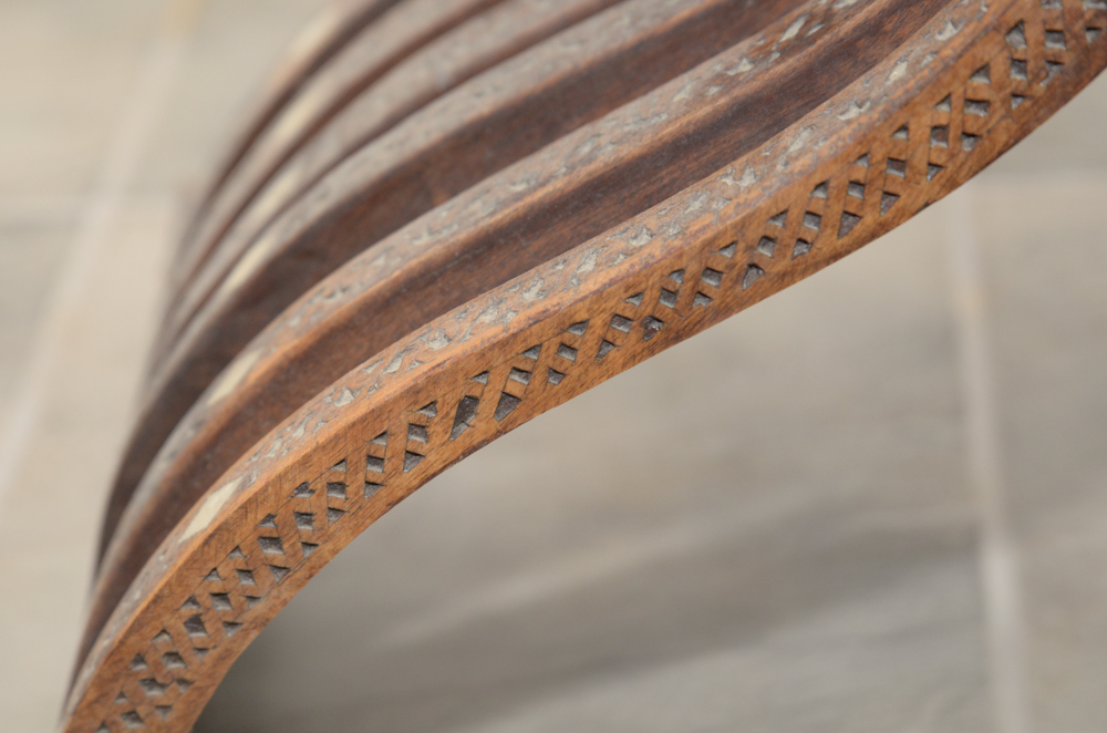 Savonarola Chair With Mother-of-Pearl Inlays