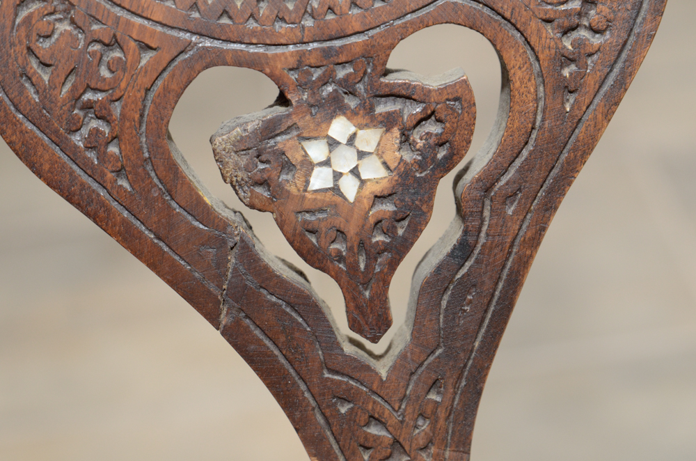 Savonarola Chair With Mother-of-Pearl Inlays