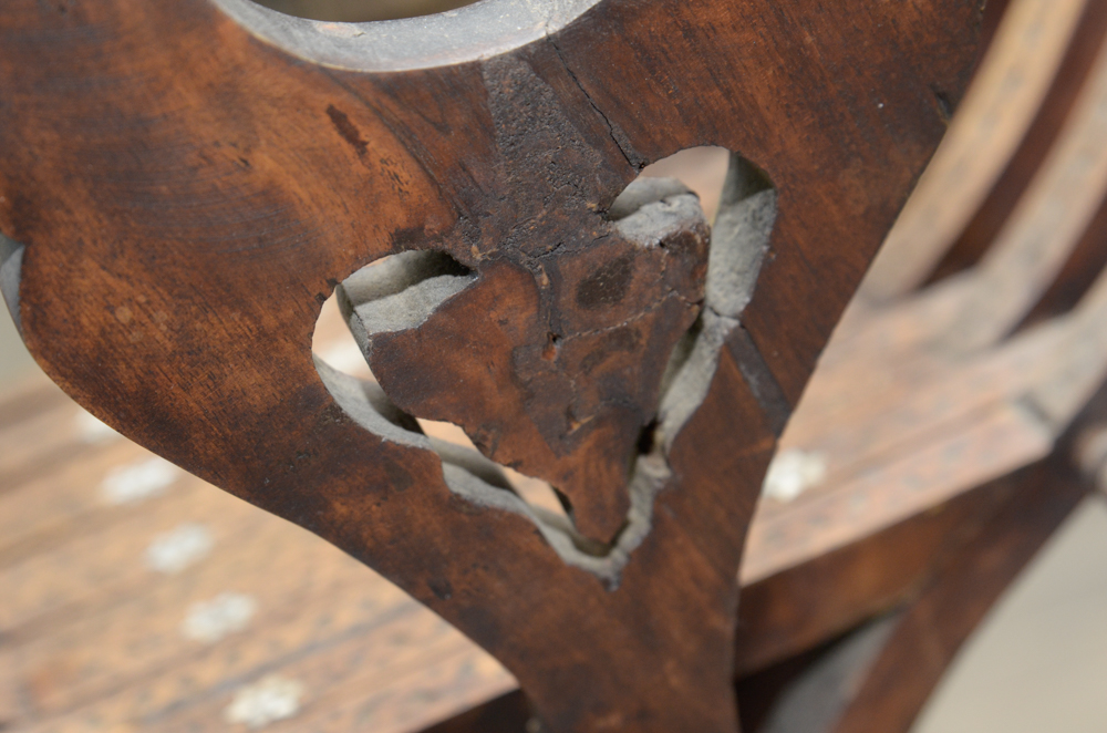 Savonarola Chair With Mother-of-Pearl Inlays