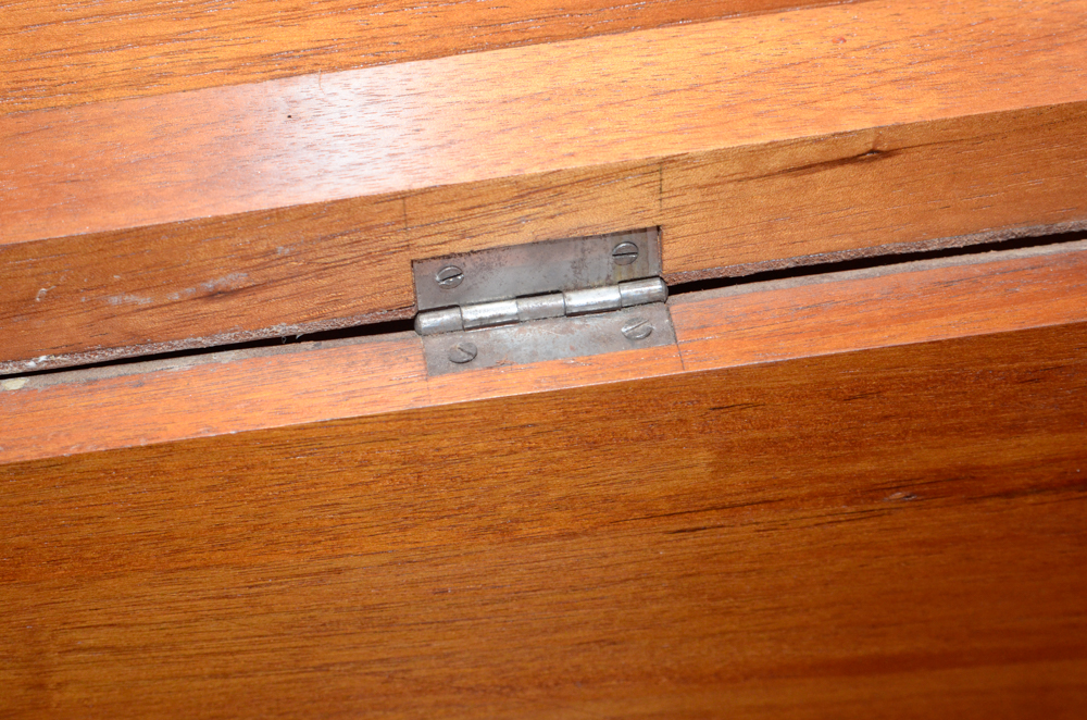 Vintage Peruvian Style Leather Trunk