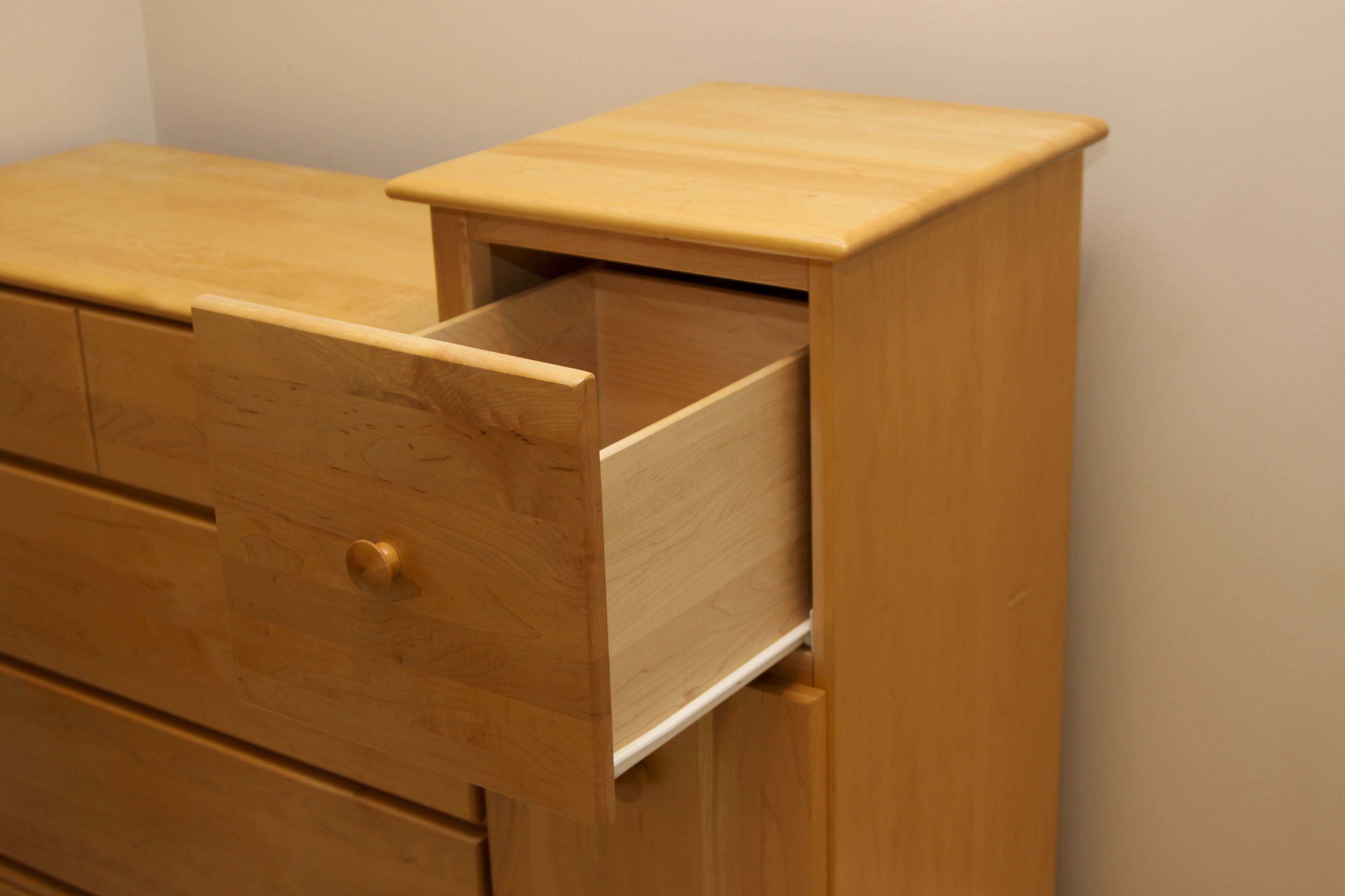 Wood Dresser and Changing Table