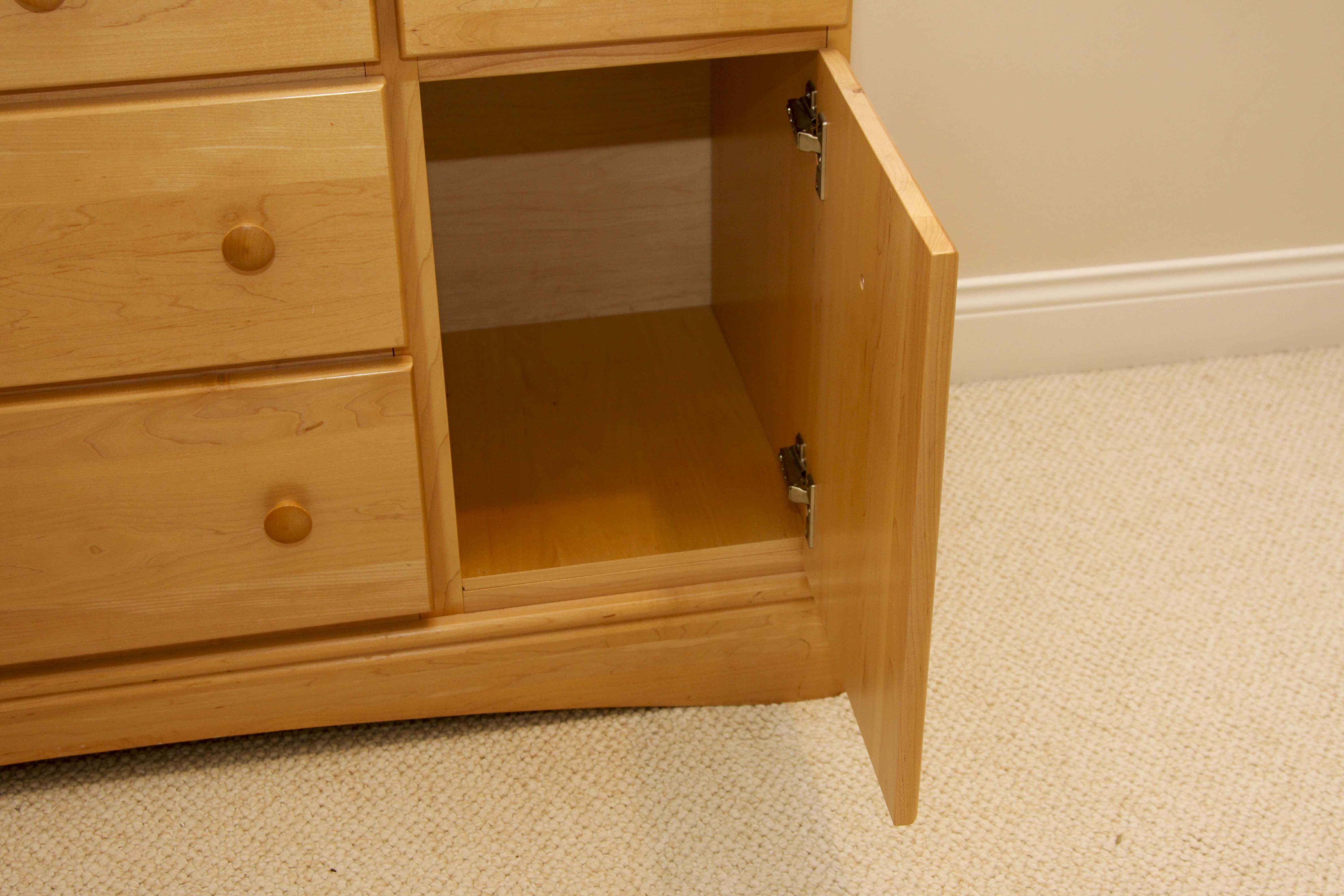 Wood Dresser and Changing Table
