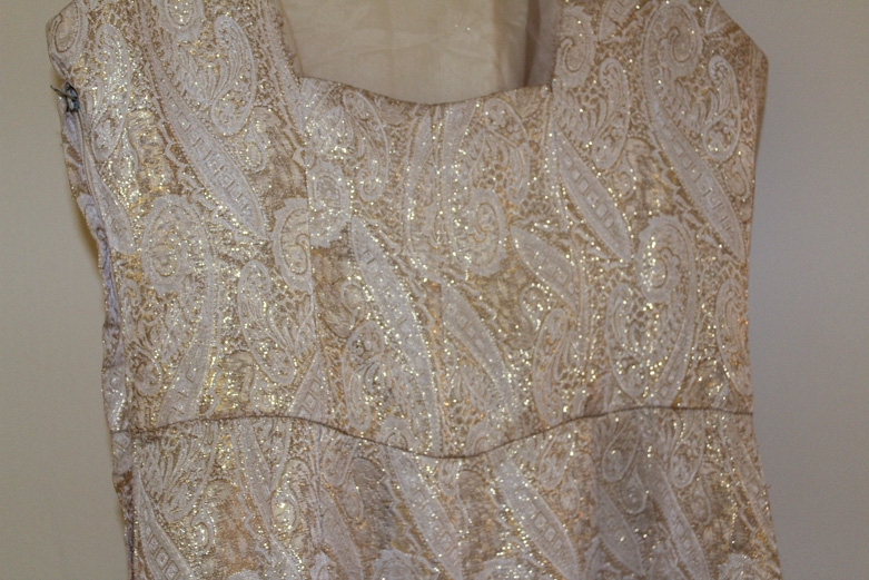 Pair of Vintage Ivory Cocktail Dresses