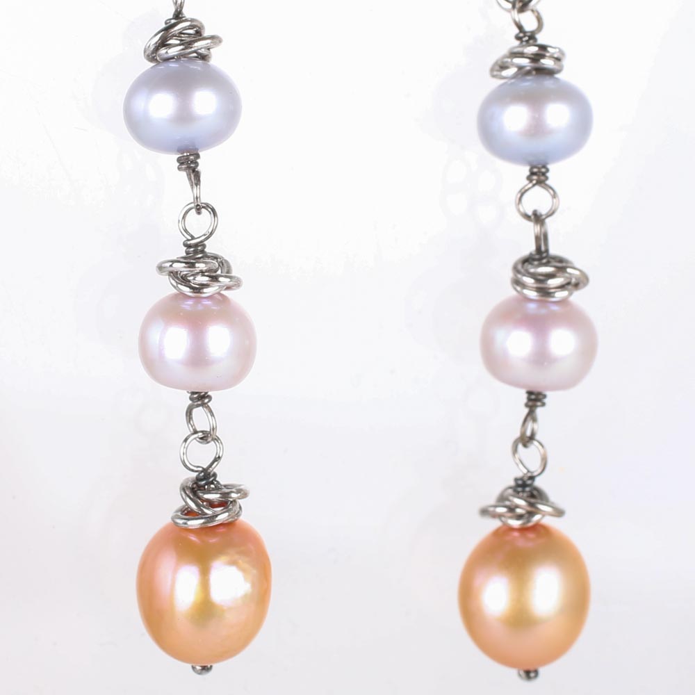 Honora Sterling Silver Freshwater Pearl Drop Earrings
