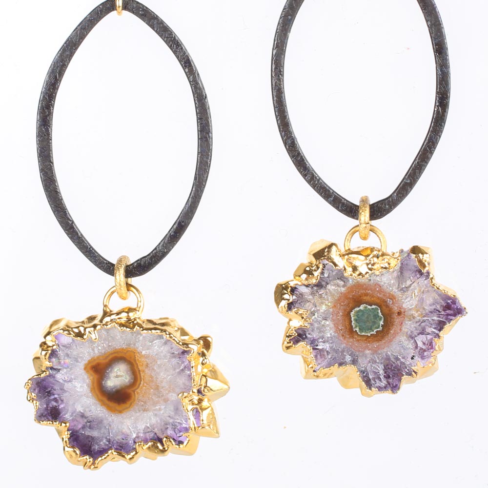 Nina Nguyen Geode Drop Earrings
