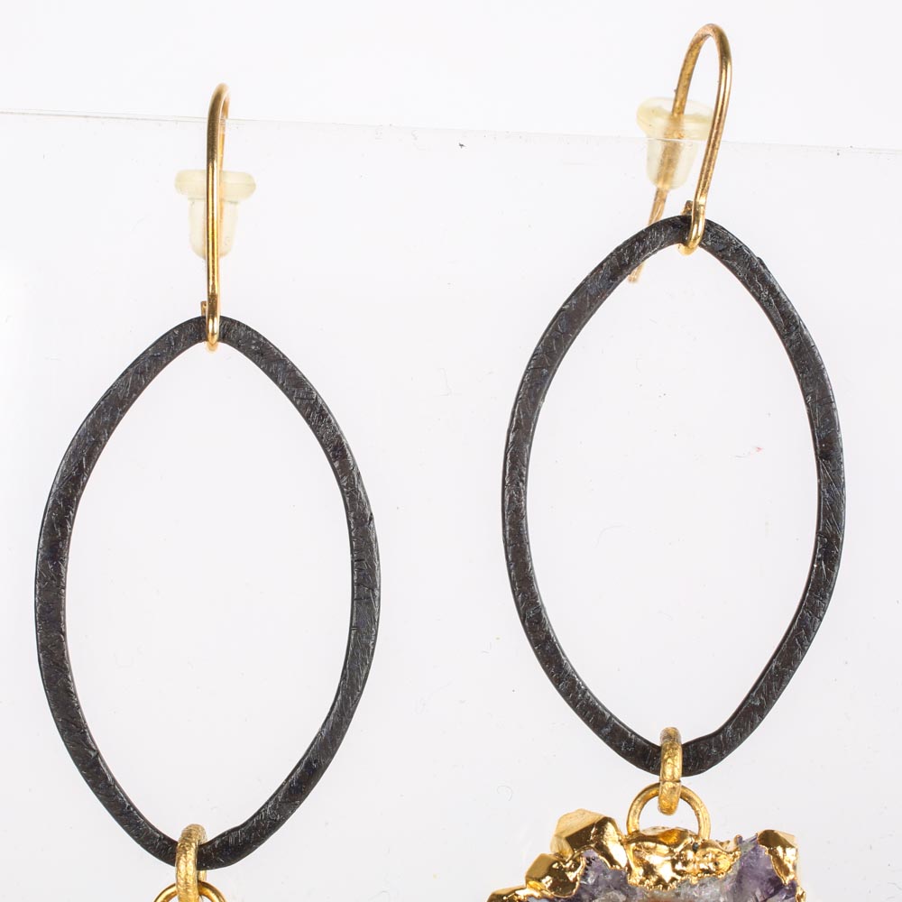 Nina Nguyen Geode Drop Earrings