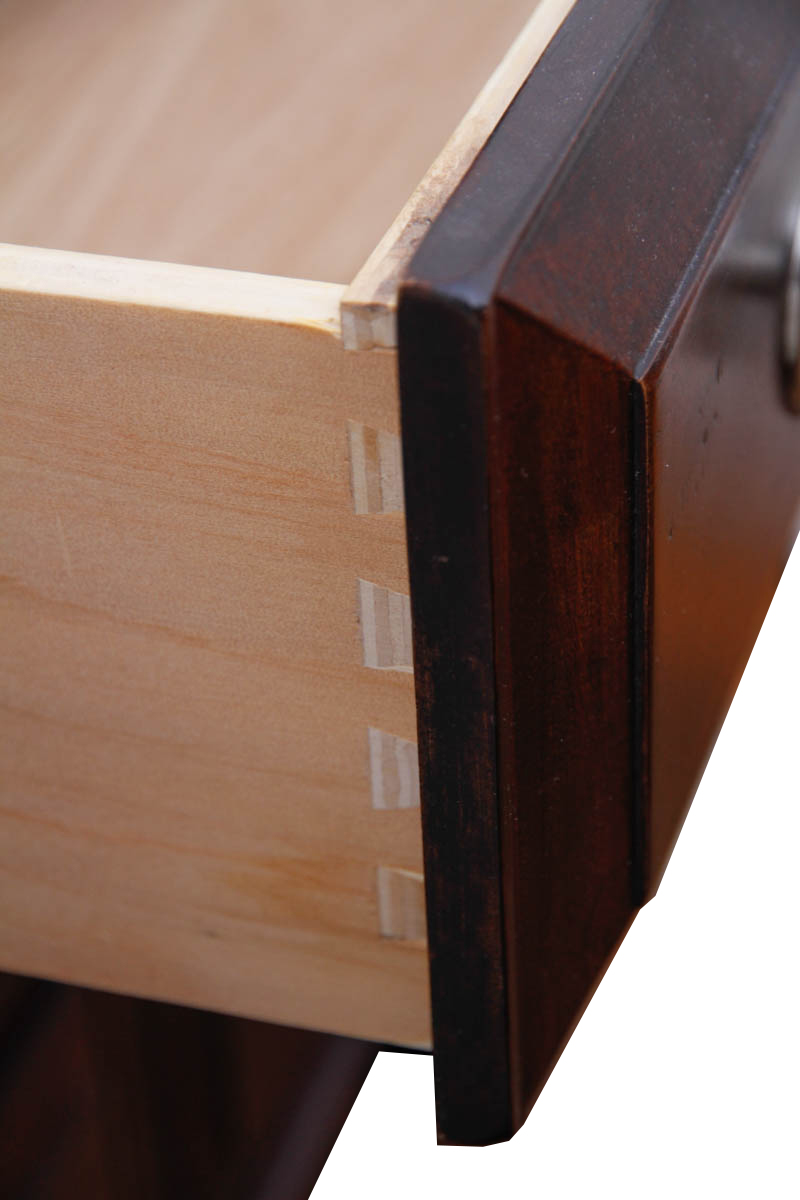 Contemporary Mahogany Finished Nightstands