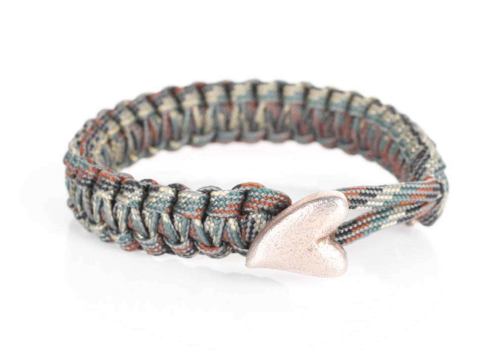 Paracord Bracelets with Sterling Silver Clasps